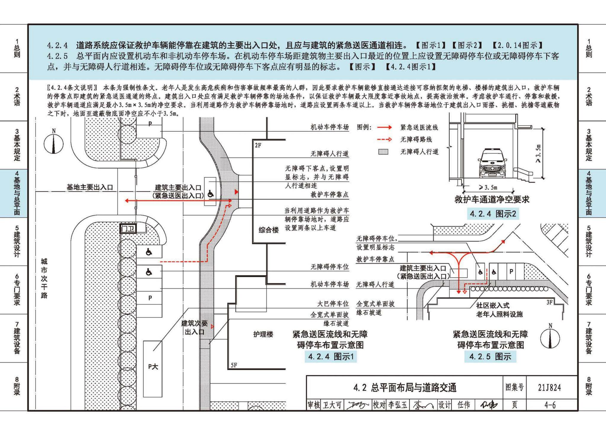 21J824--《老年人照料设施建筑设计标准》图示