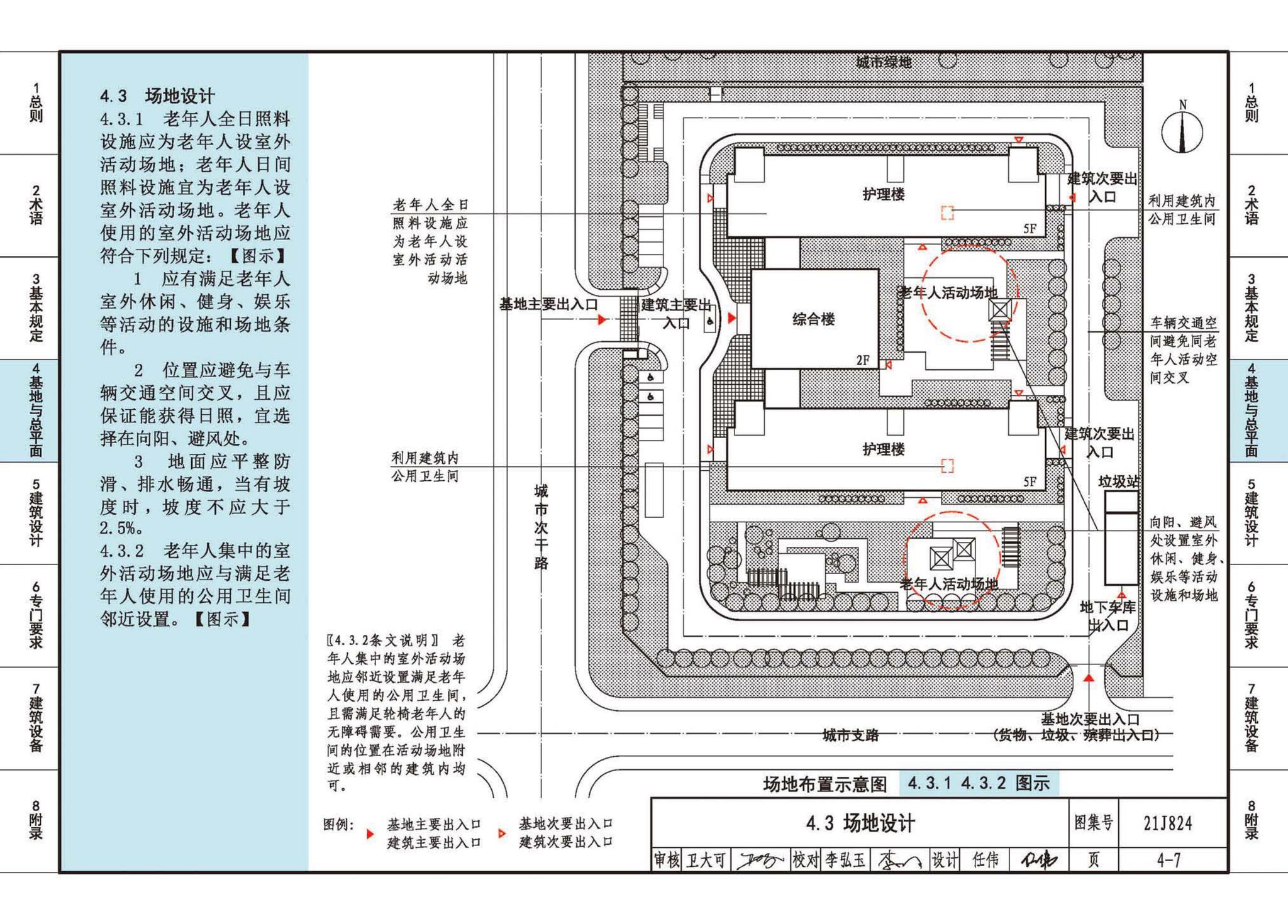 21J824--《老年人照料设施建筑设计标准》图示