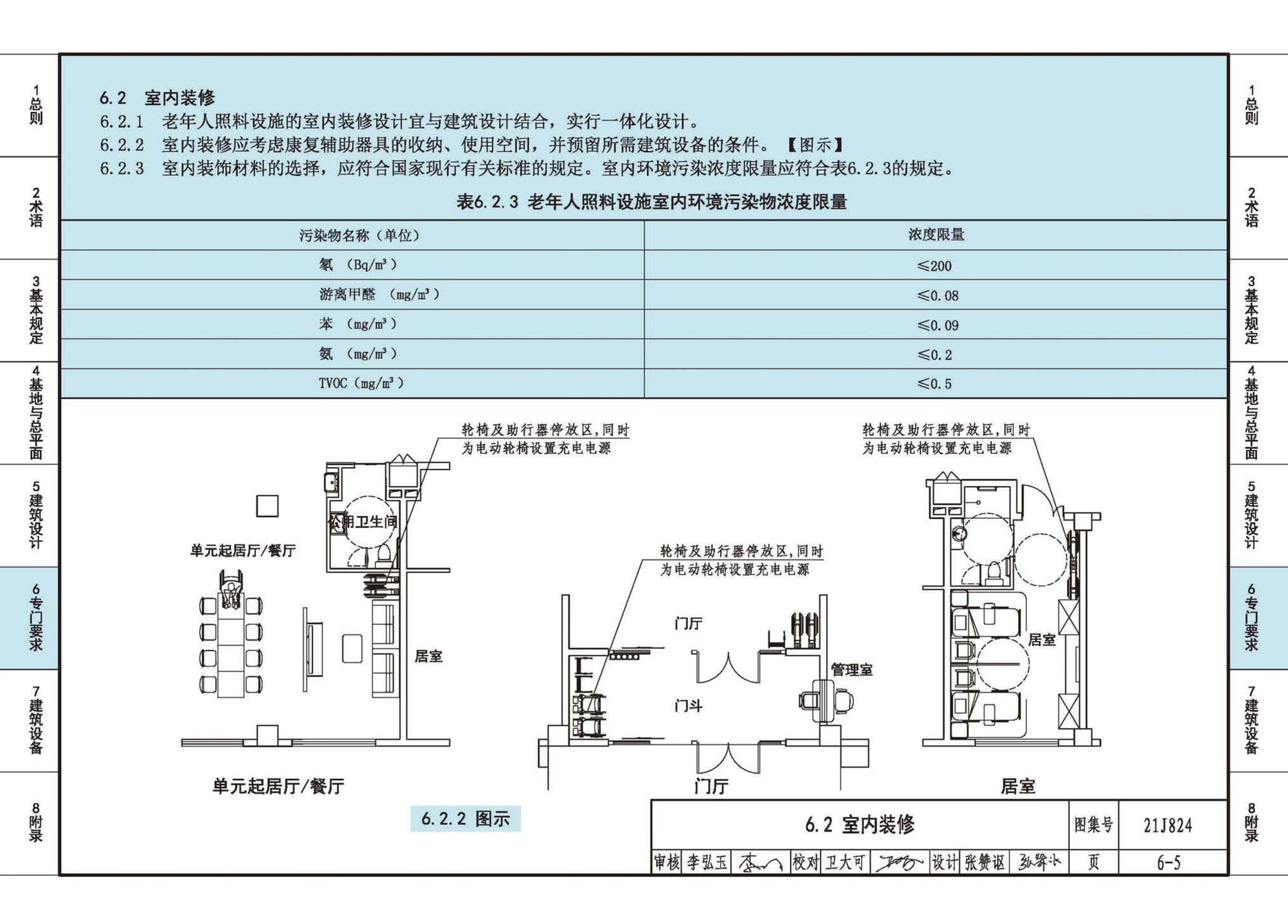 21J824--《老年人照料设施建筑设计标准》图示