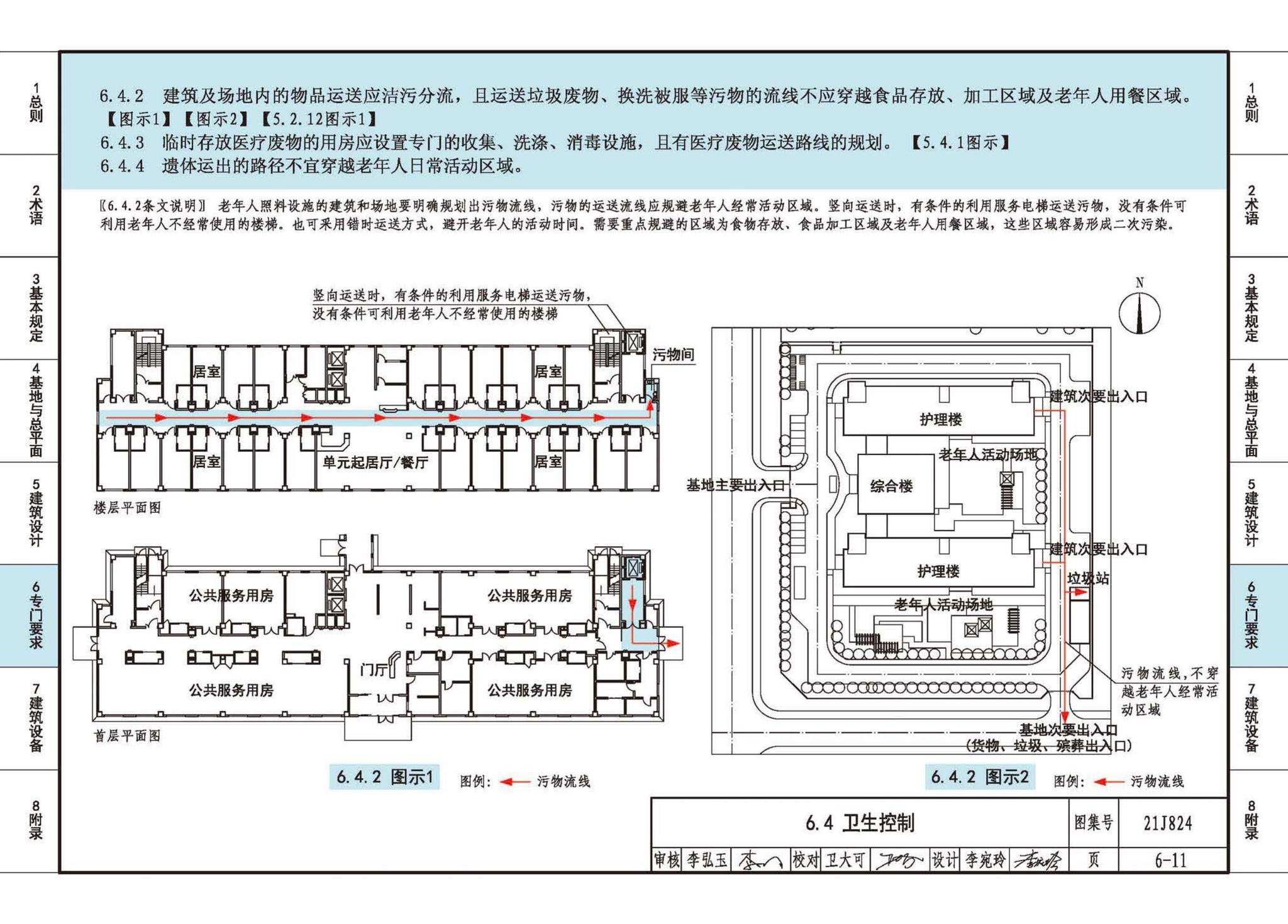 21J824--《老年人照料设施建筑设计标准》图示