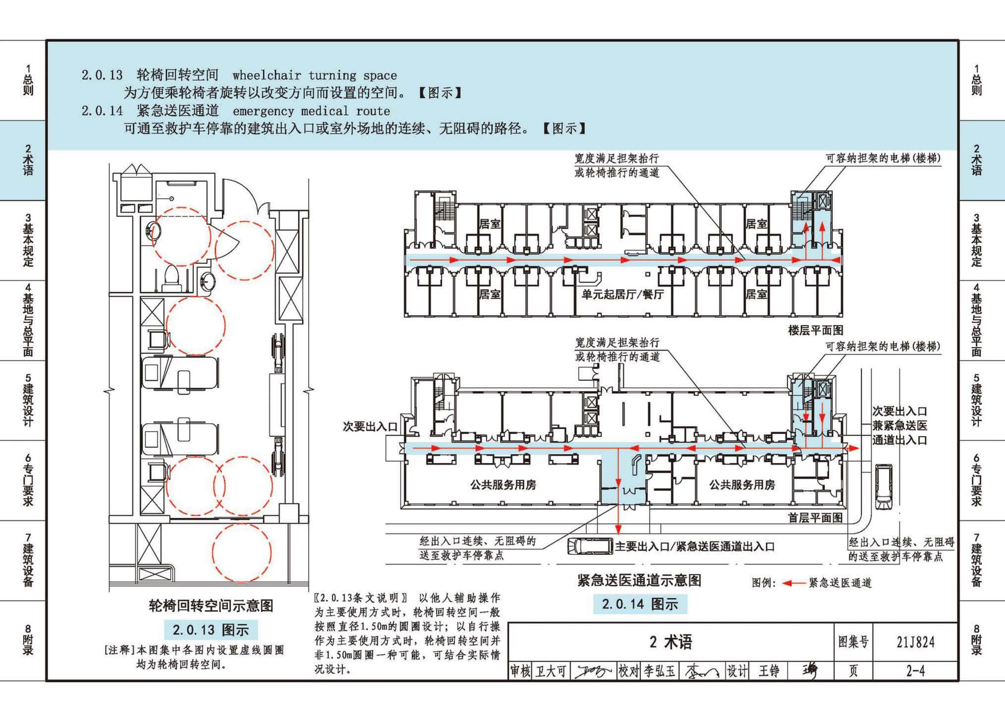 21J824--《老年人照料设施建筑设计标准》图示