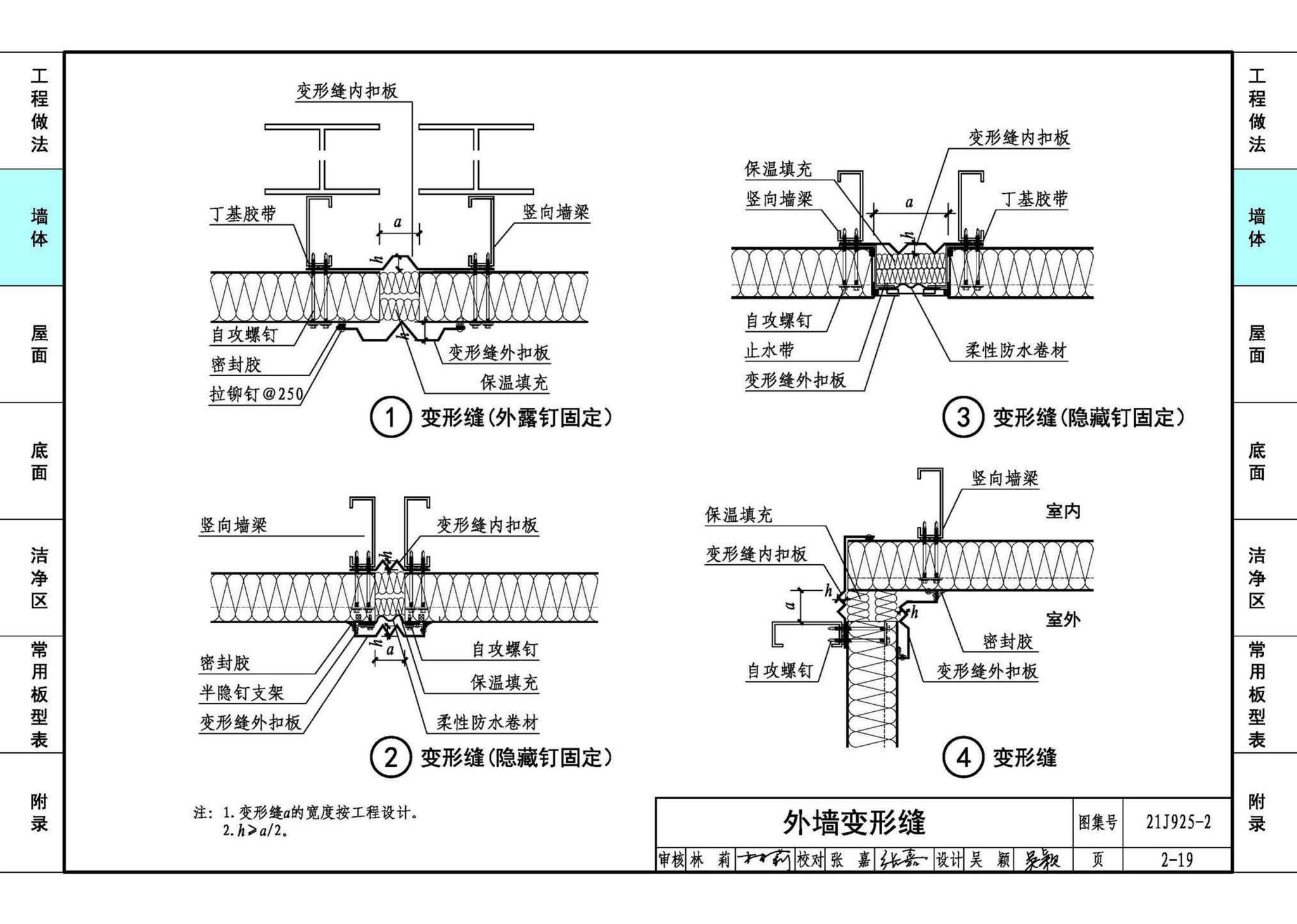 21J925-2--金属面夹芯板建筑构造