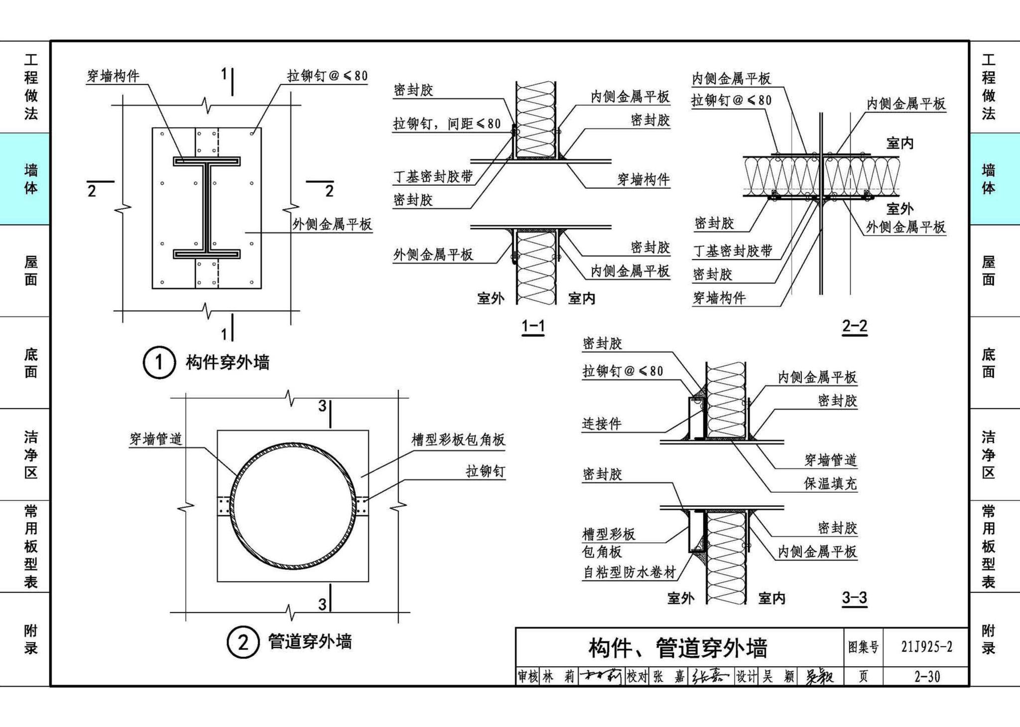 21J925-2--金属面夹芯板建筑构造