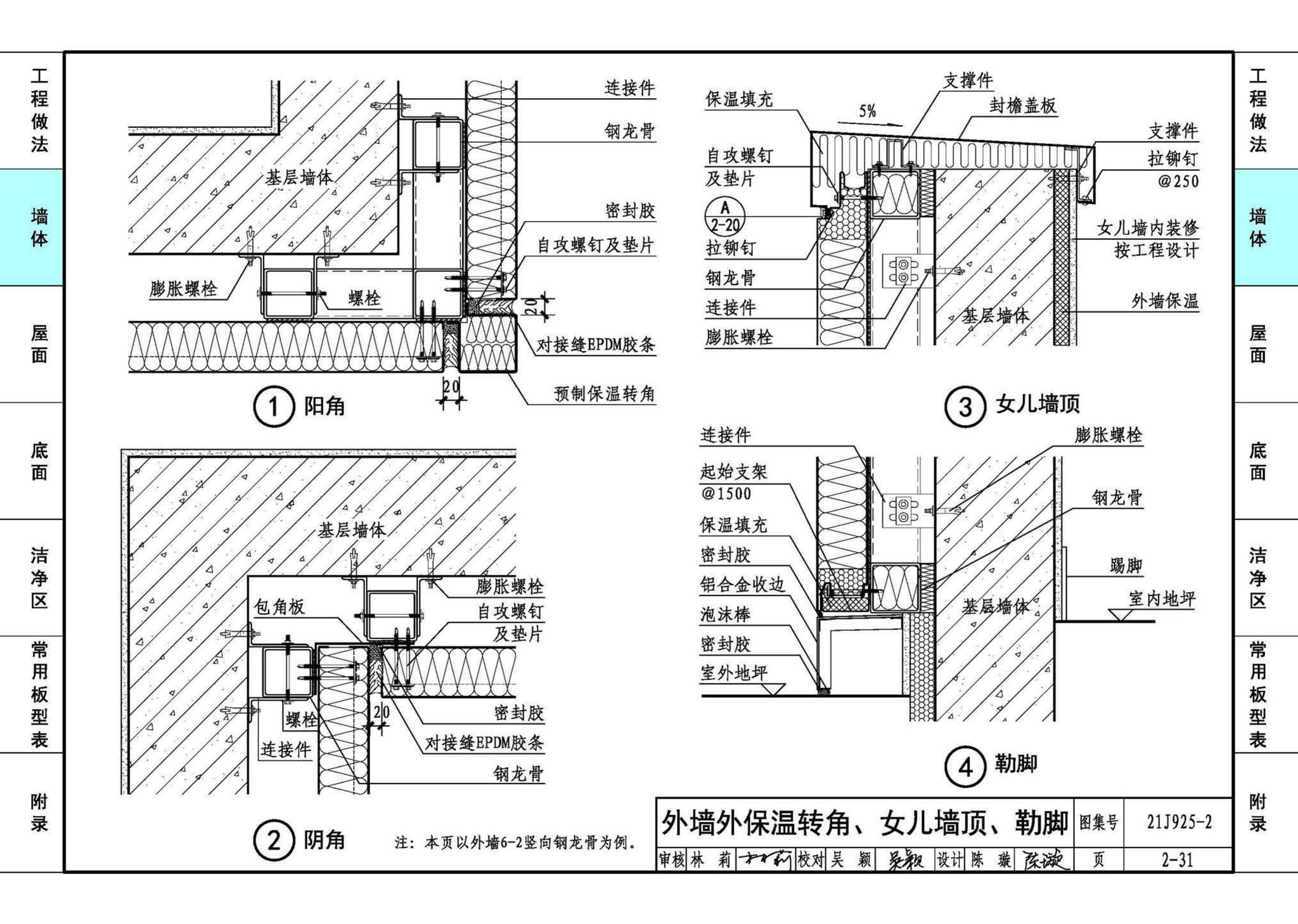 21J925-2--金属面夹芯板建筑构造