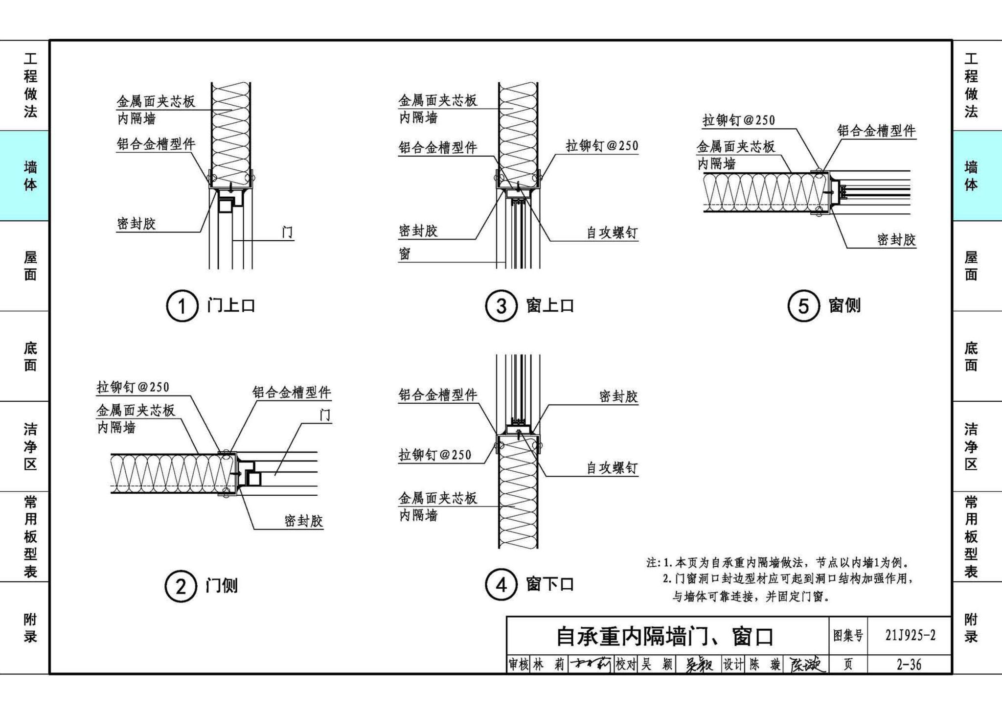 21J925-2--金属面夹芯板建筑构造