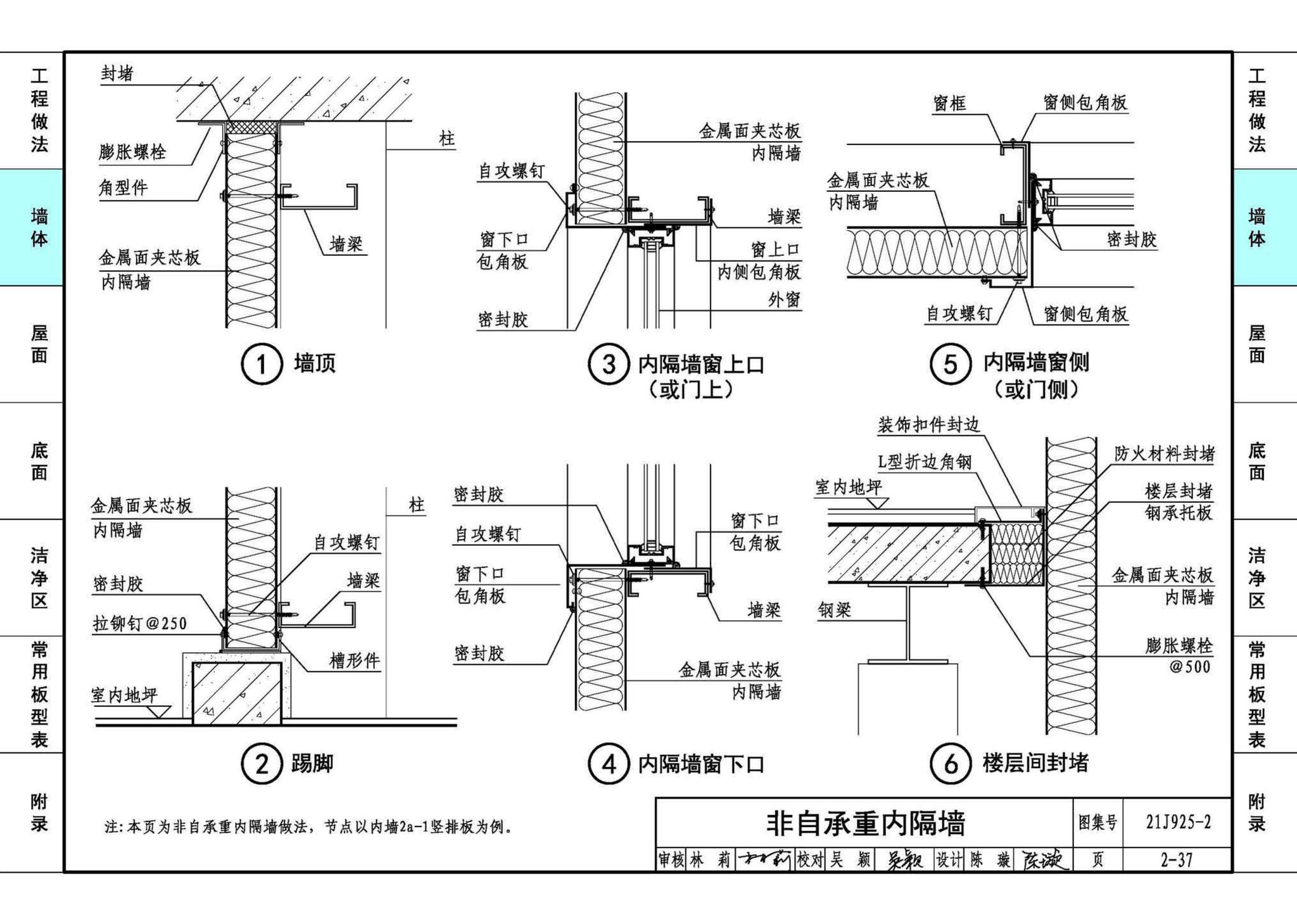 21J925-2--金属面夹芯板建筑构造