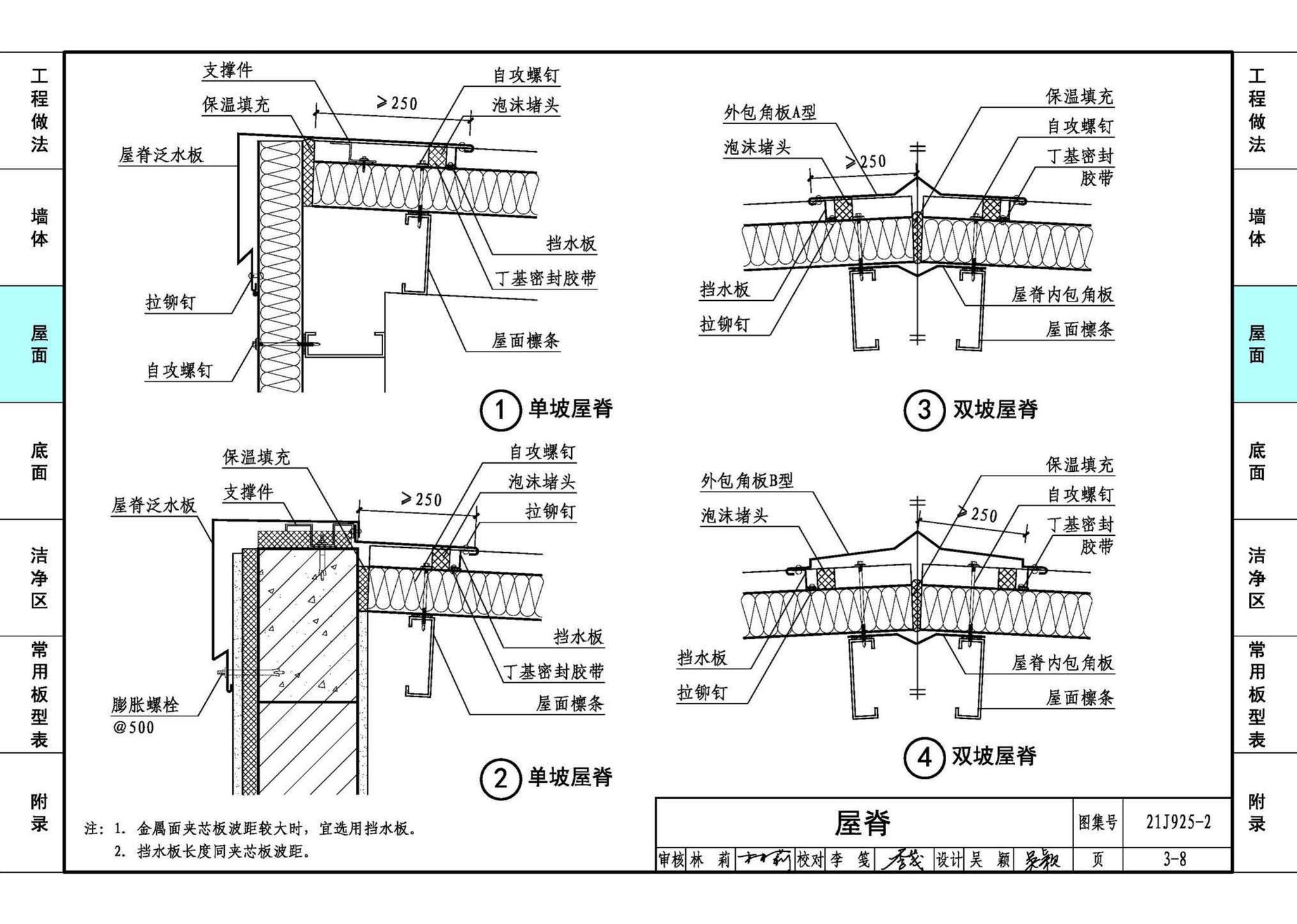 21J925-2--金属面夹芯板建筑构造