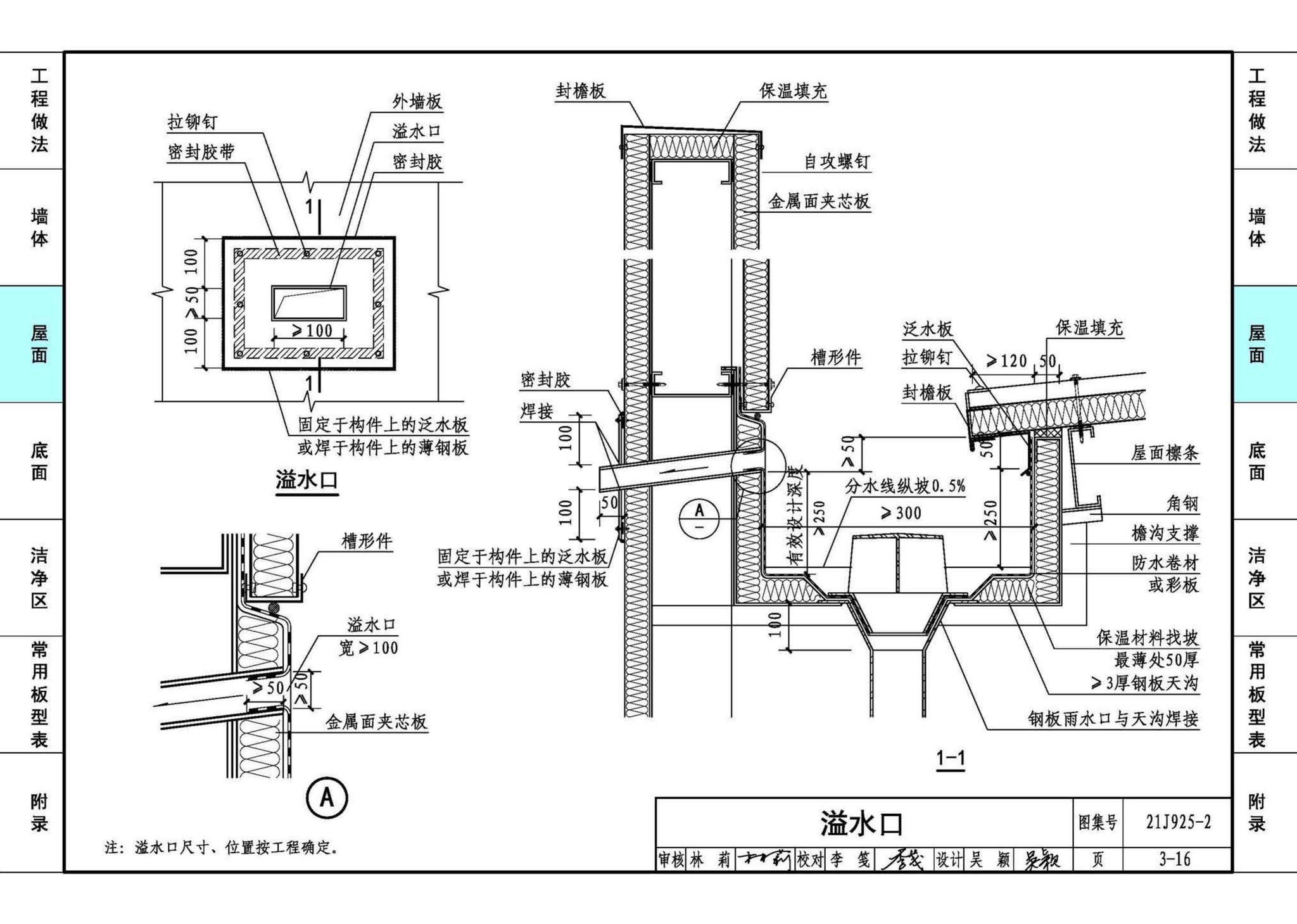 21J925-2--金属面夹芯板建筑构造