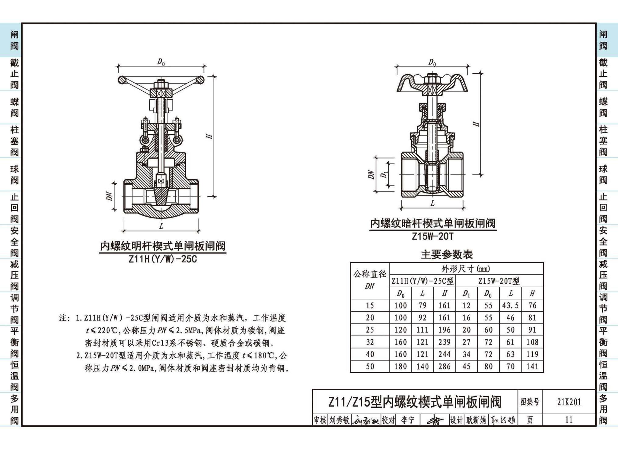 21K201--管道阀门选用与安装