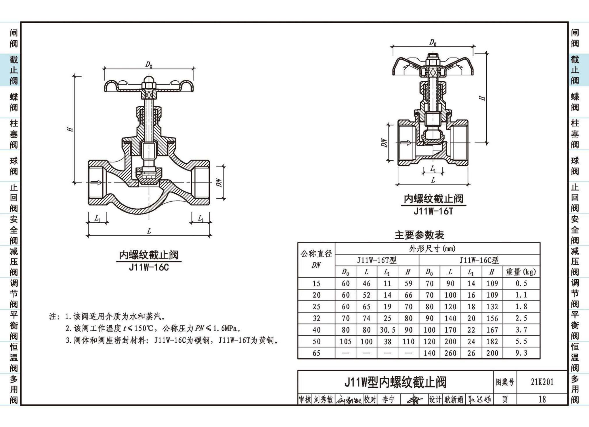 21K201--管道阀门选用与安装