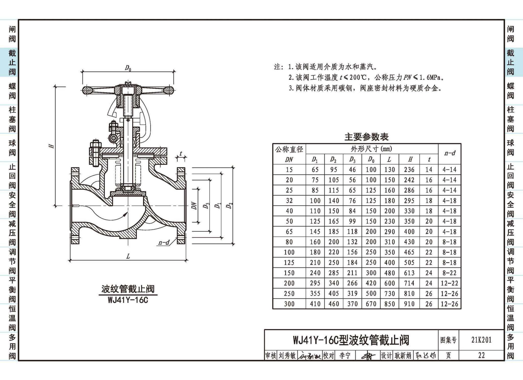 21K201--管道阀门选用与安装