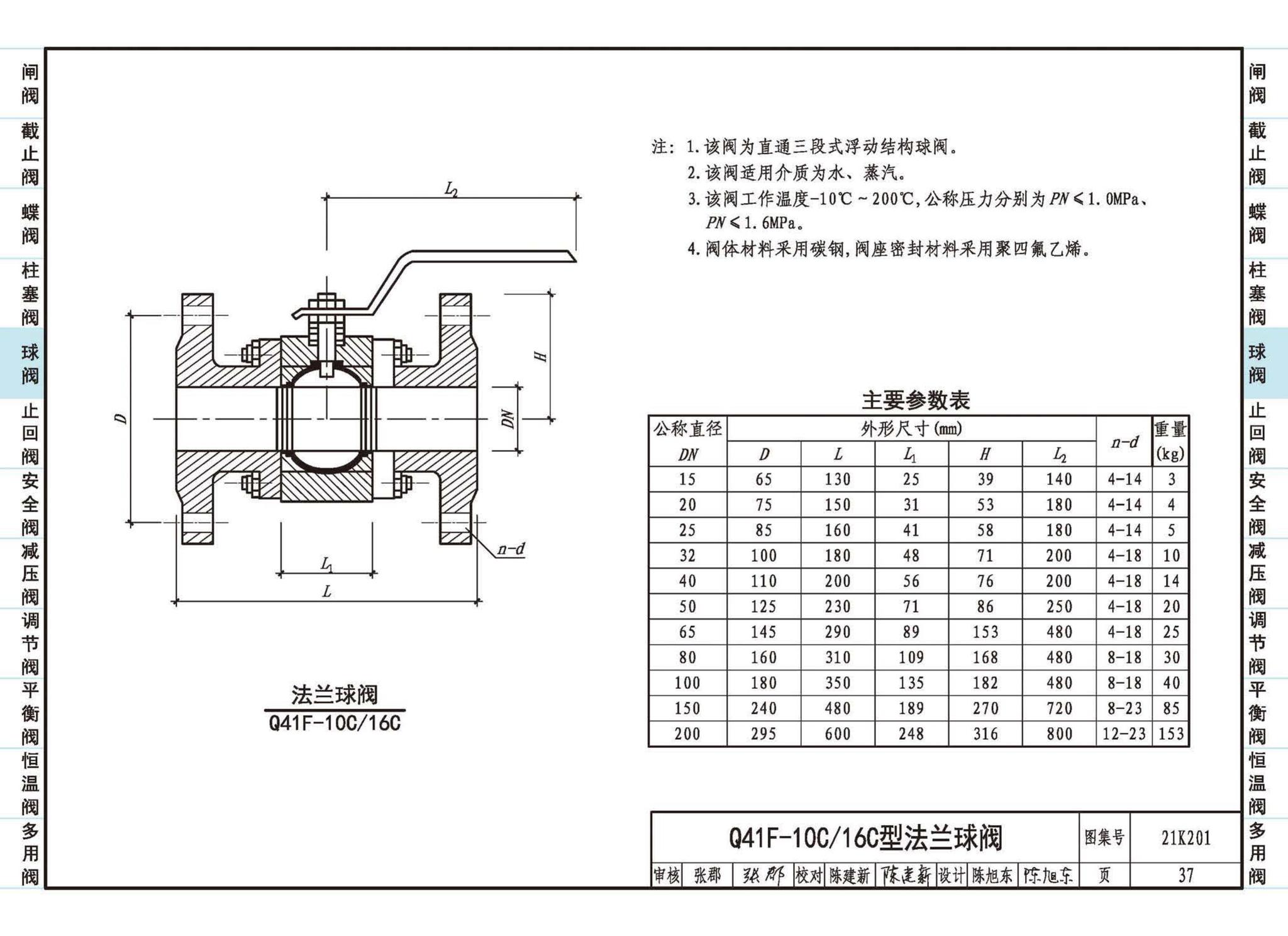 21K201--管道阀门选用与安装