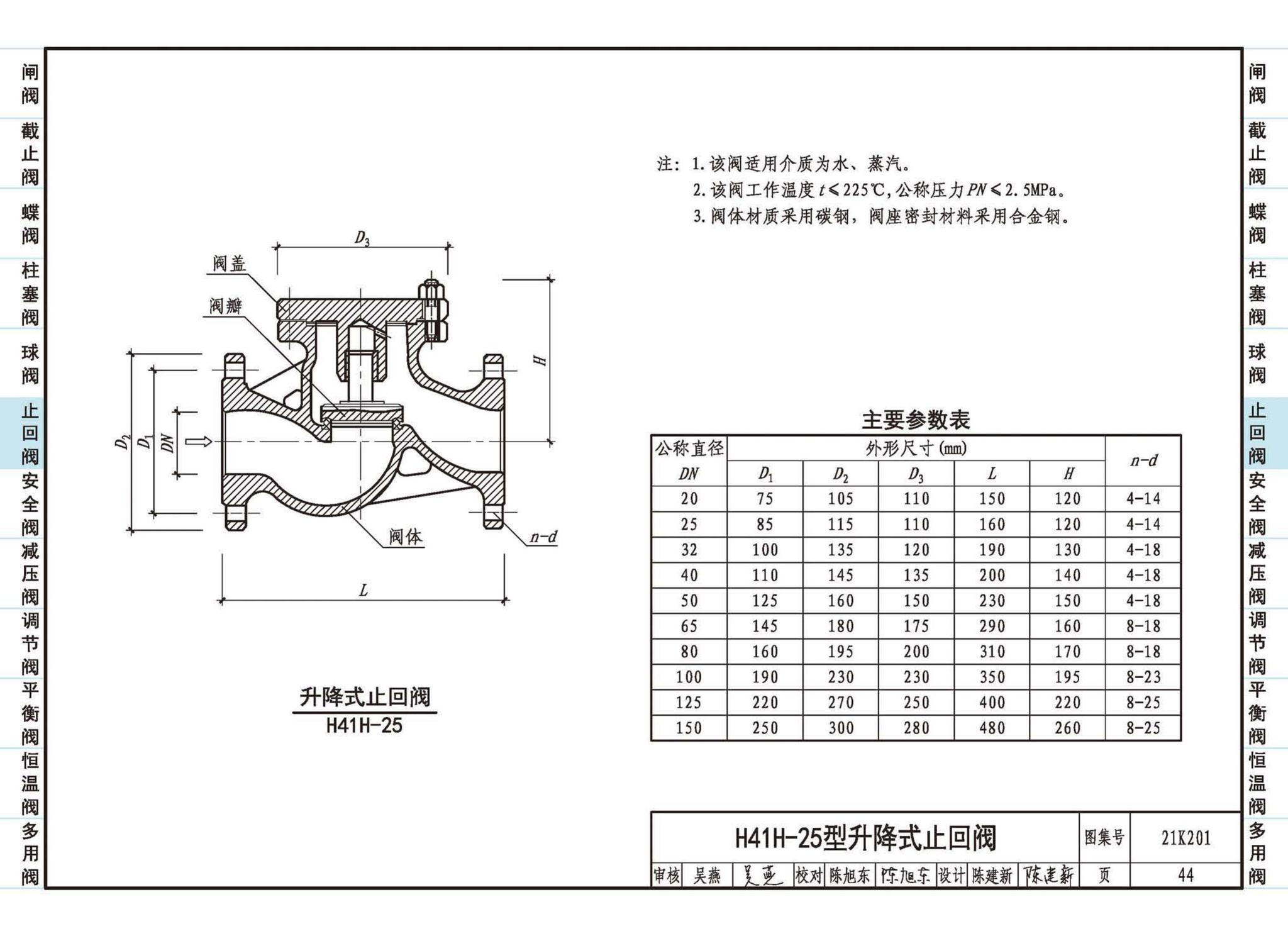 21K201--管道阀门选用与安装