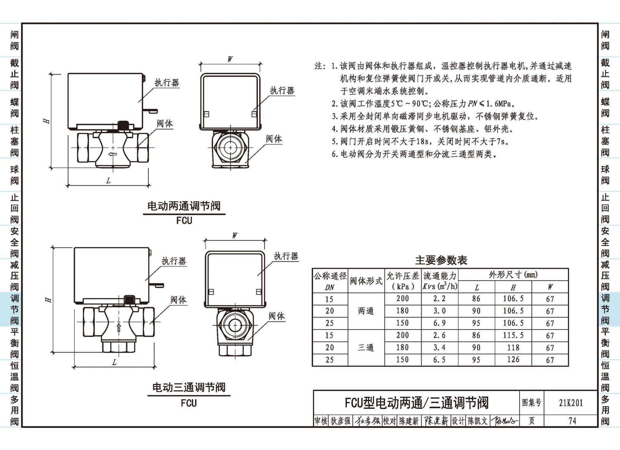 21K201--管道阀门选用与安装