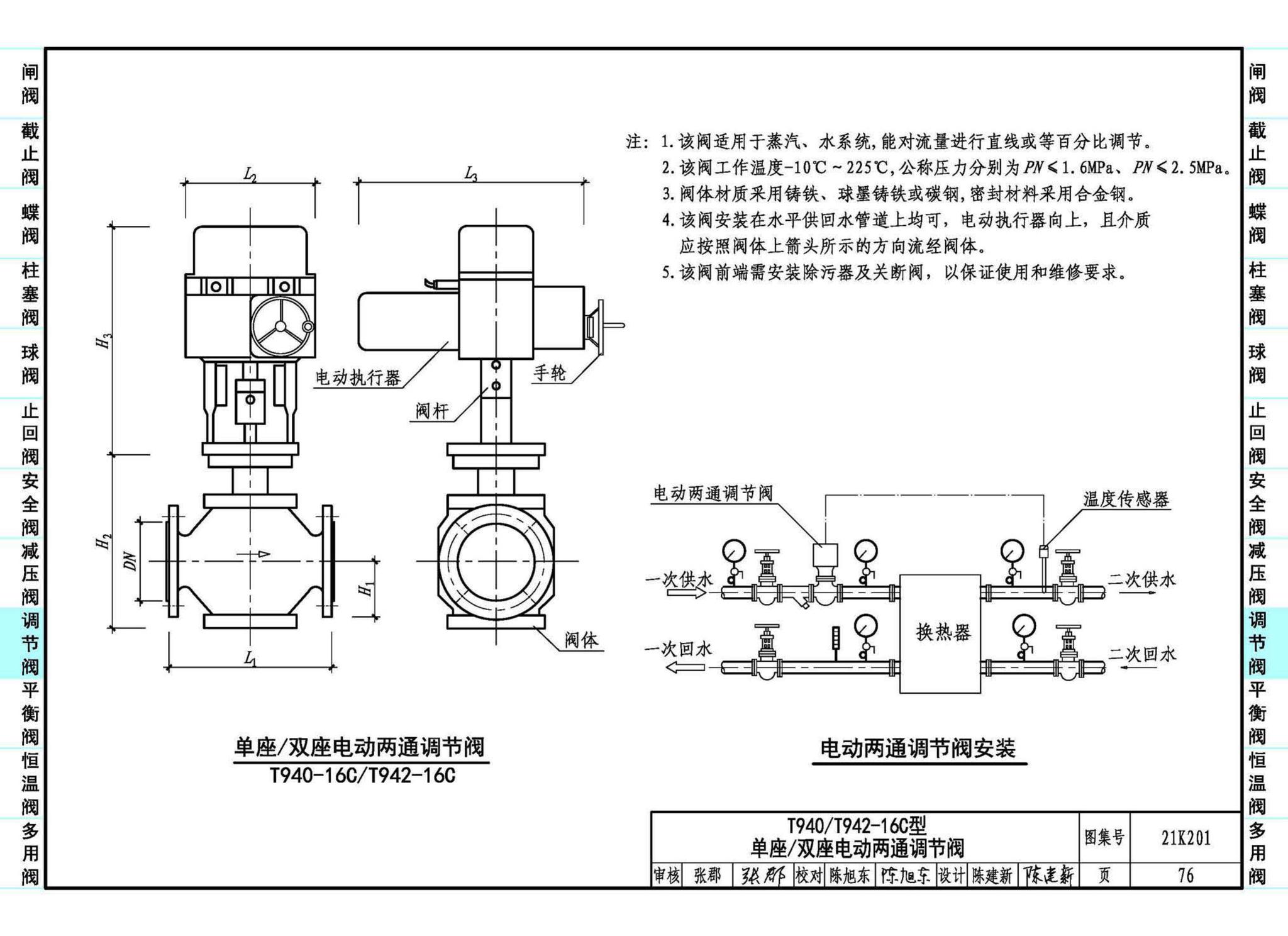 21K201--管道阀门选用与安装