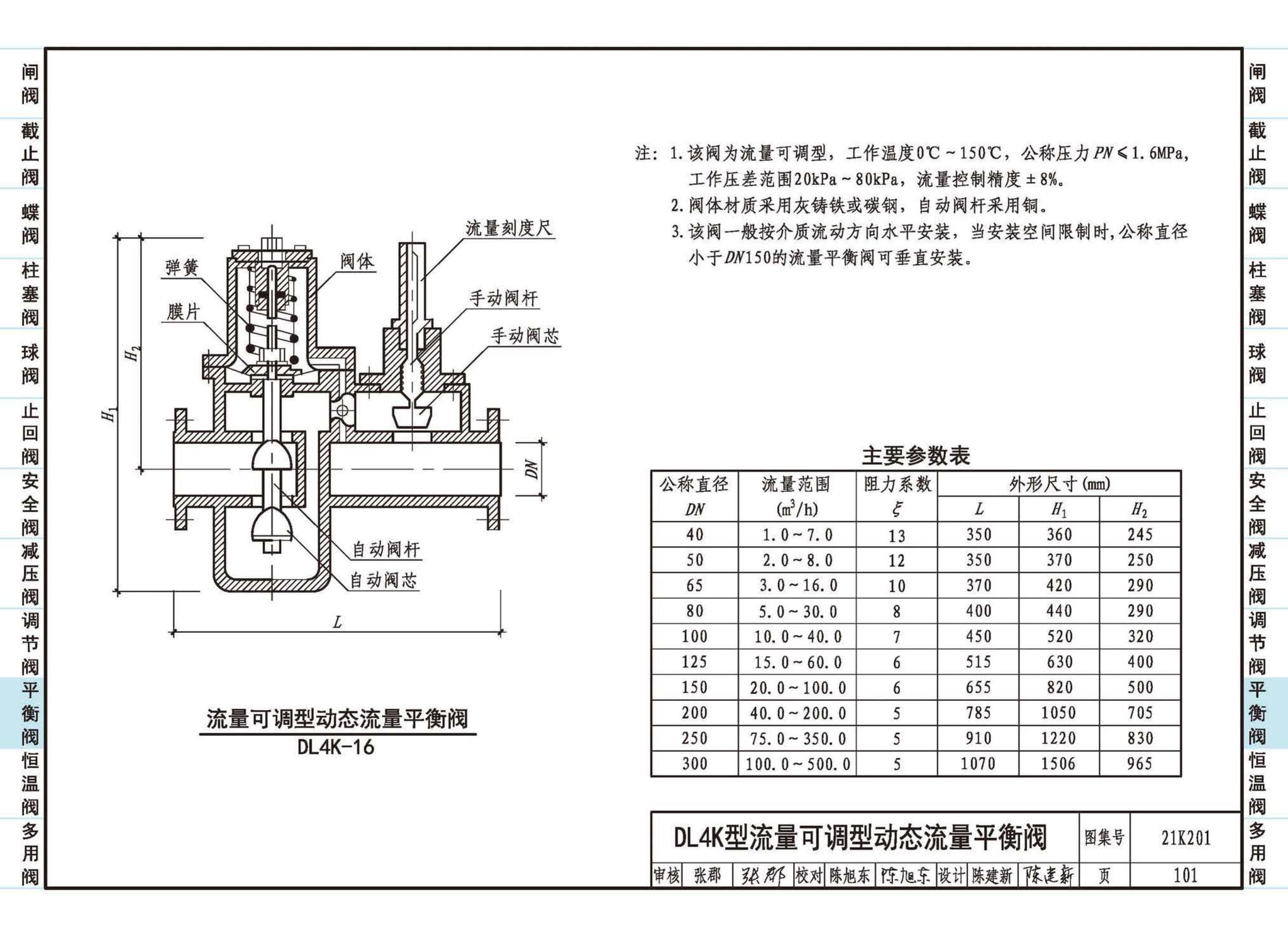 21K201--管道阀门选用与安装