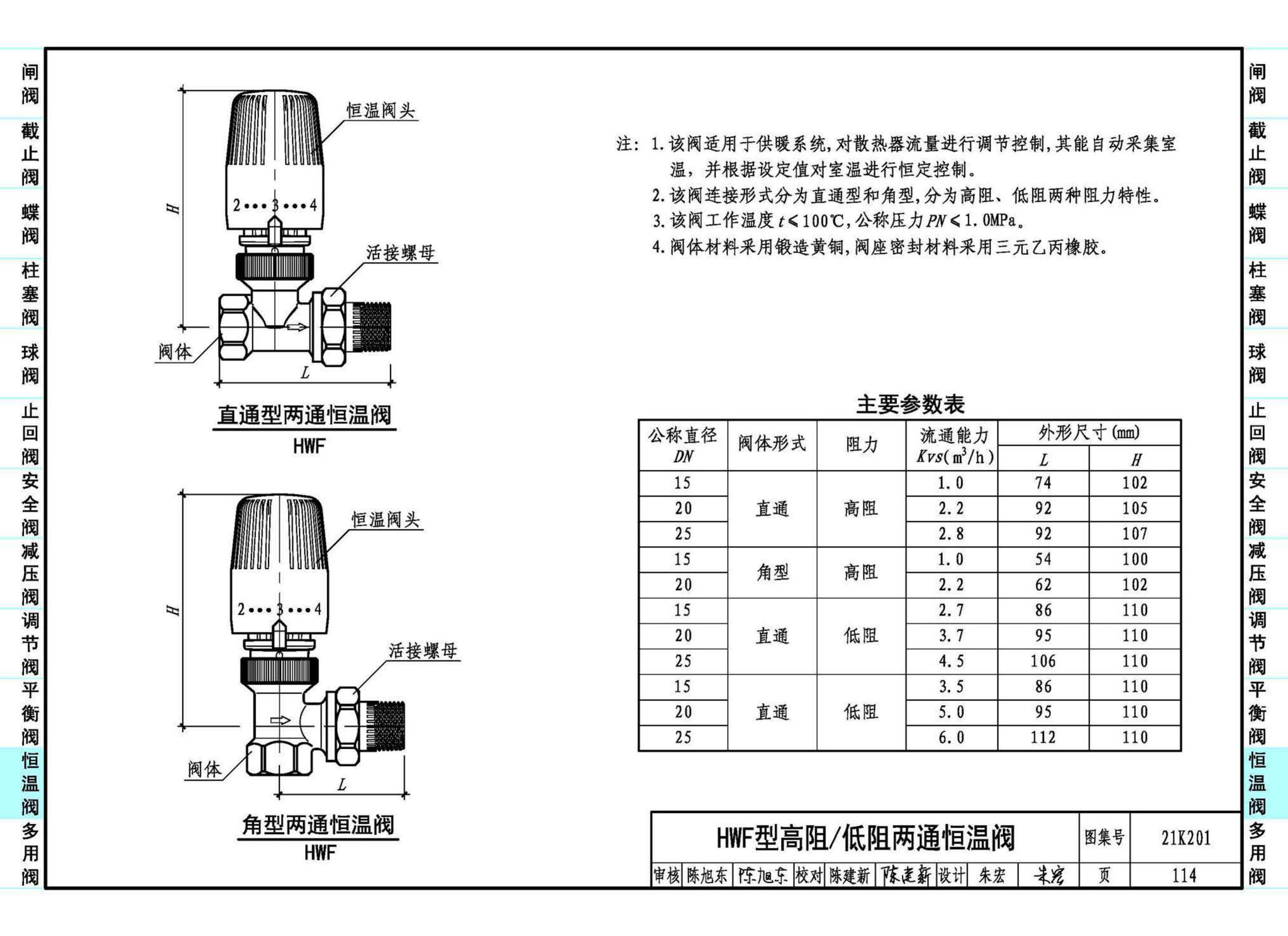 21K201--管道阀门选用与安装