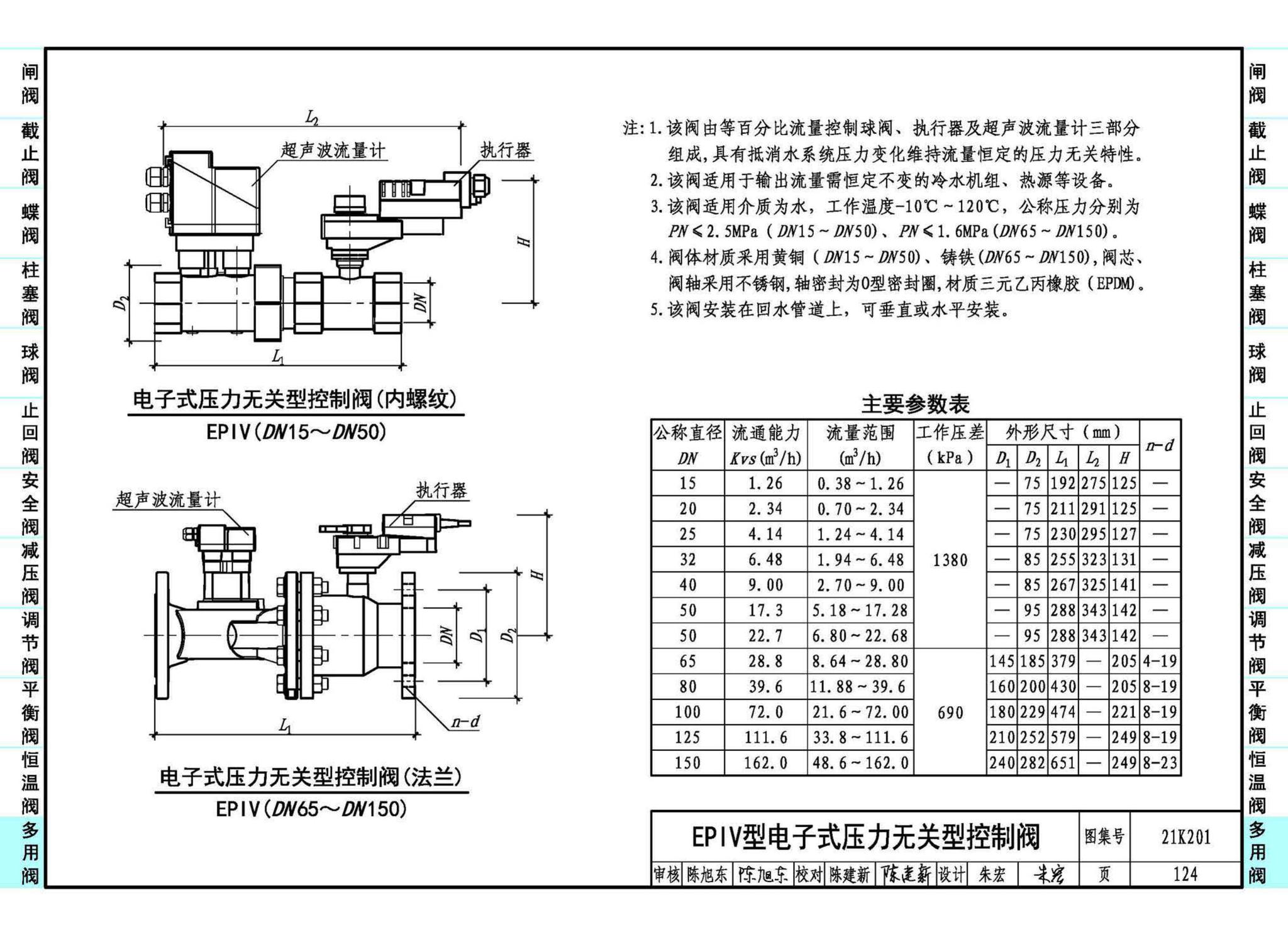 21K201--管道阀门选用与安装