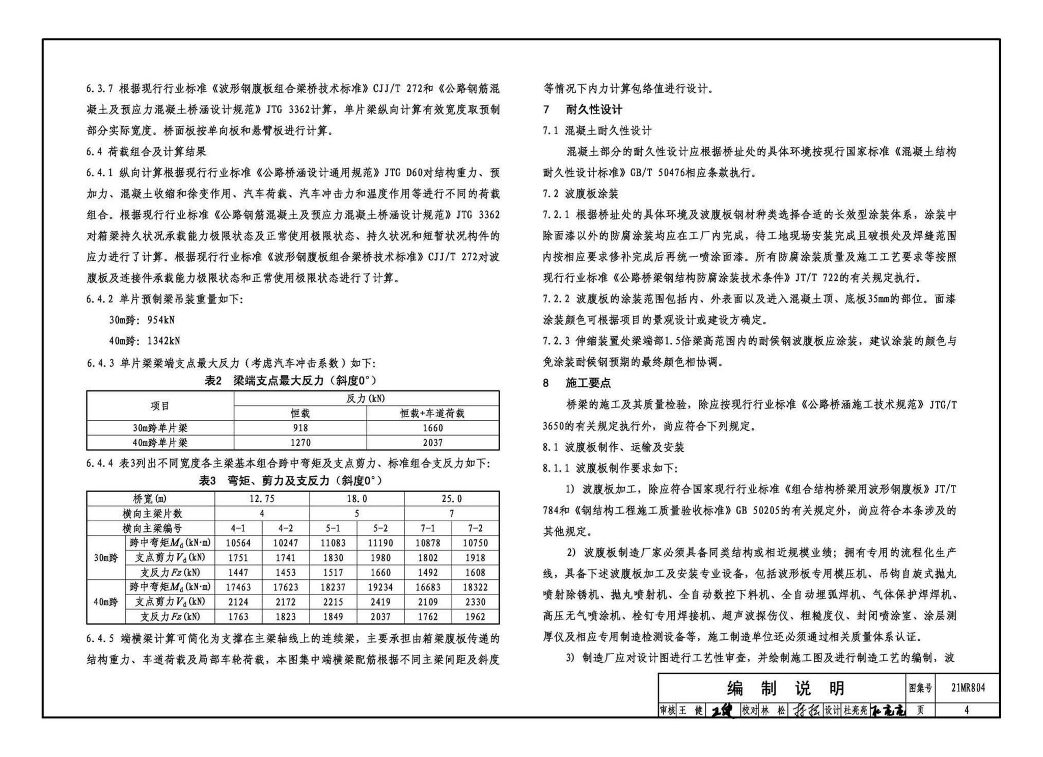 21MR804--装配式桥梁设计与施工——波腹板组合梁