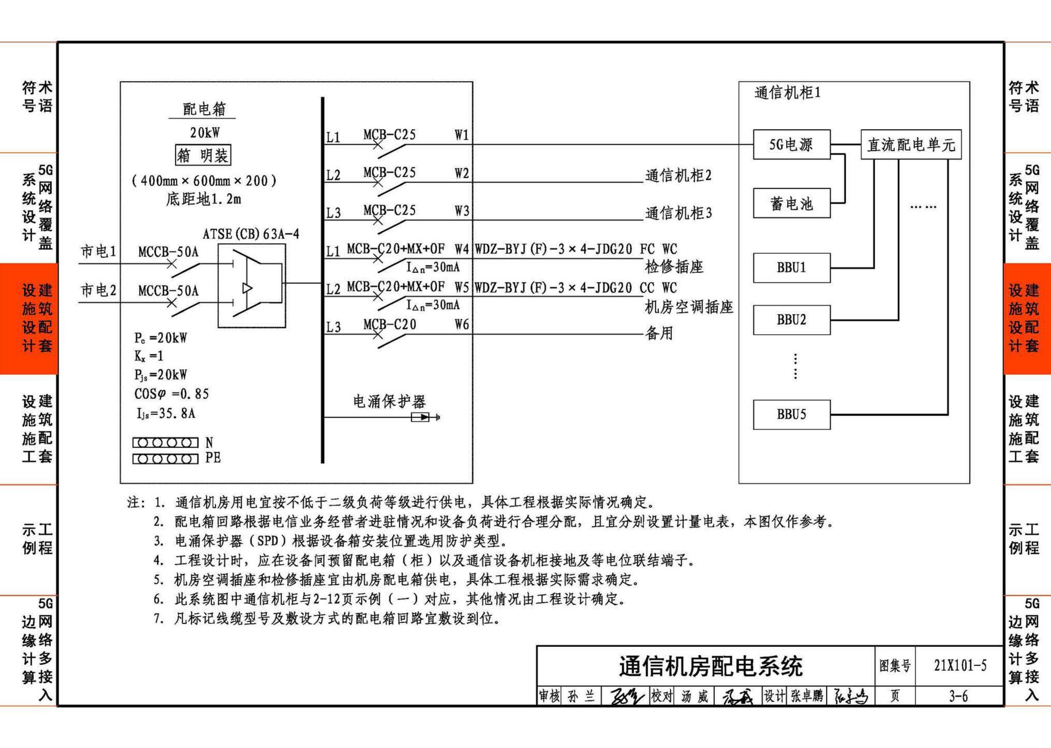 21X101-5--5G网络覆盖工程建筑配套设施设计与施工