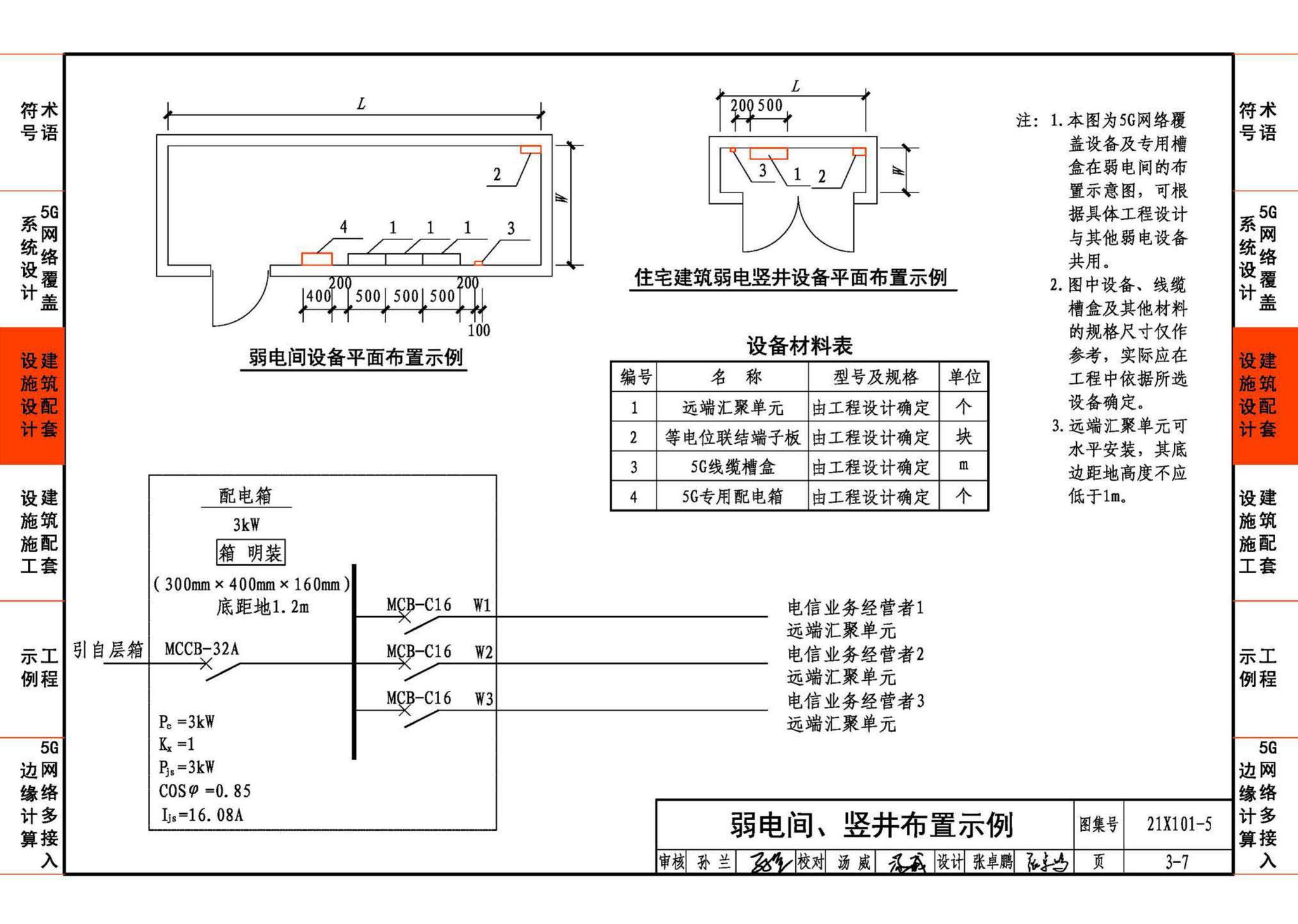 21X101-5--5G网络覆盖工程建筑配套设施设计与施工