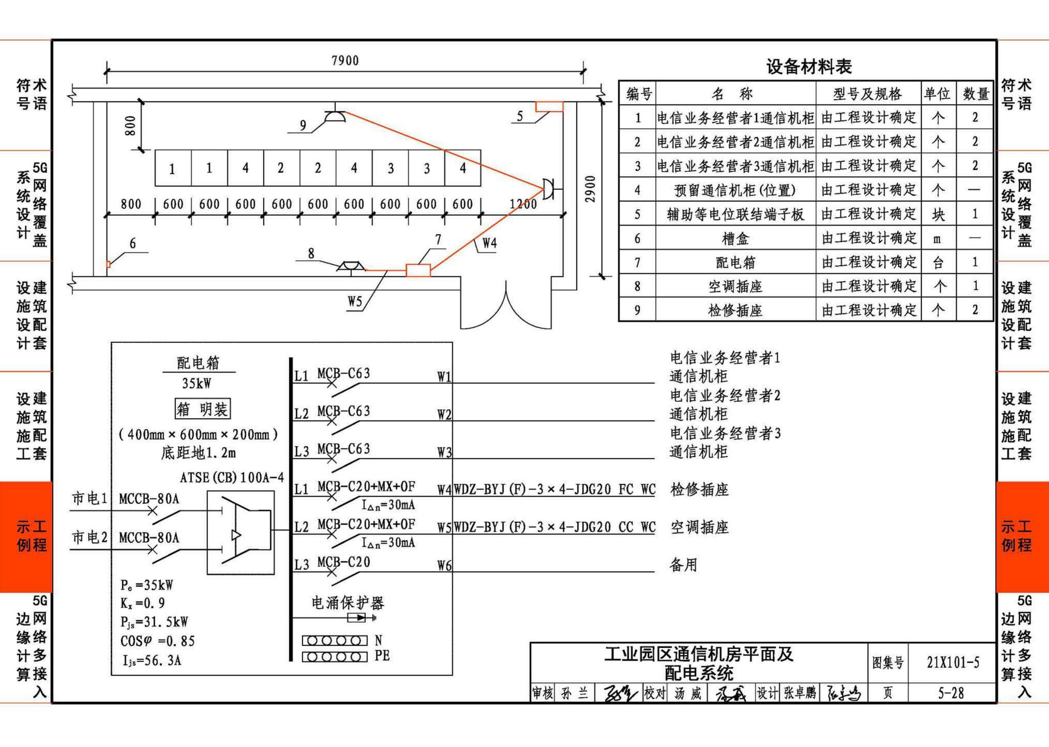 21X101-5--5G网络覆盖工程建筑配套设施设计与施工