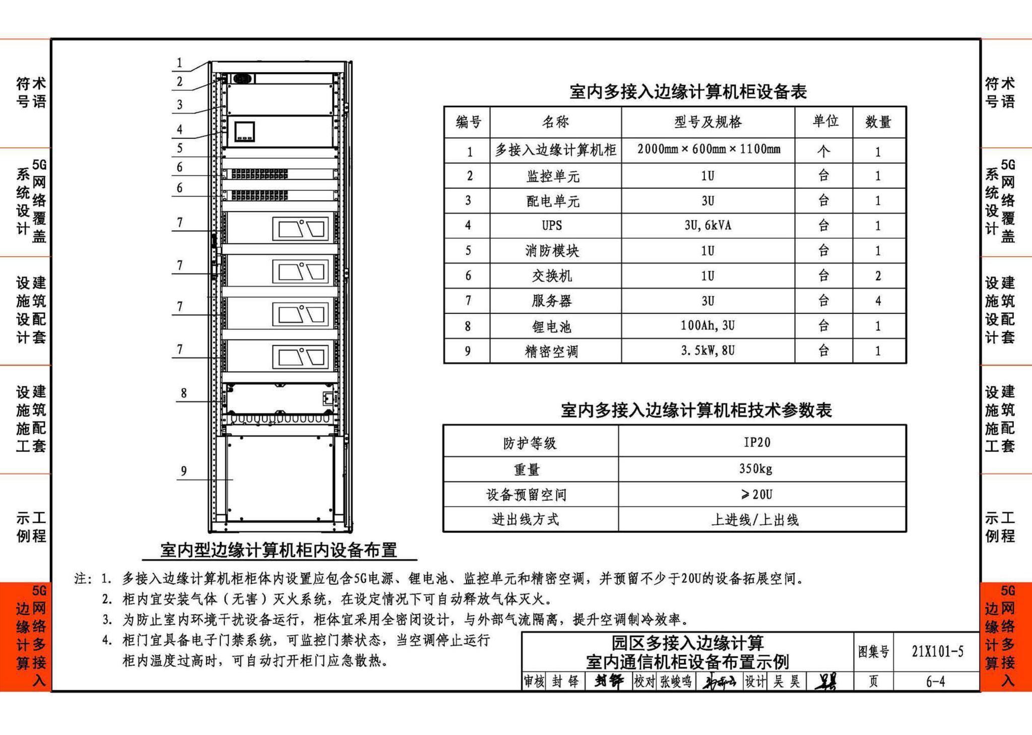 21X101-5--5G网络覆盖工程建筑配套设施设计与施工