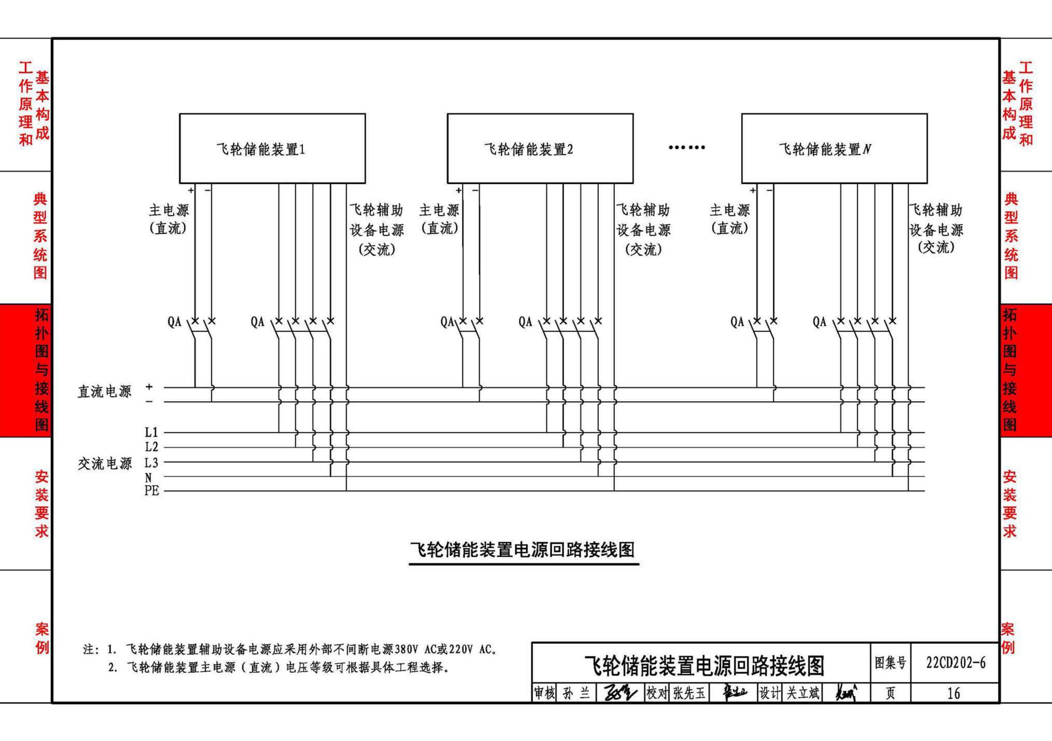 22CD202-6--飞轮储能系统选用与安装