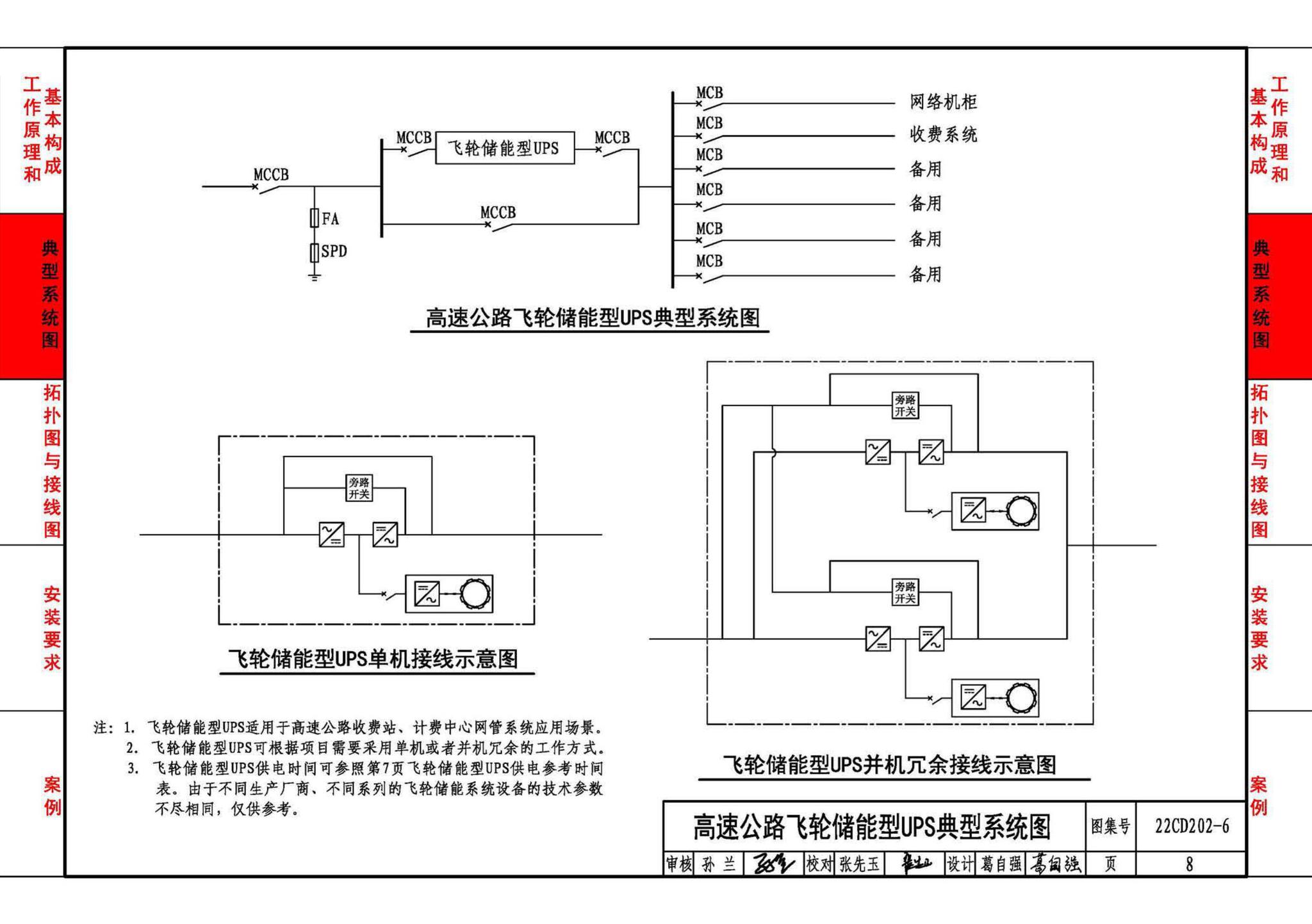 22CD202-6--飞轮储能系统选用与安装