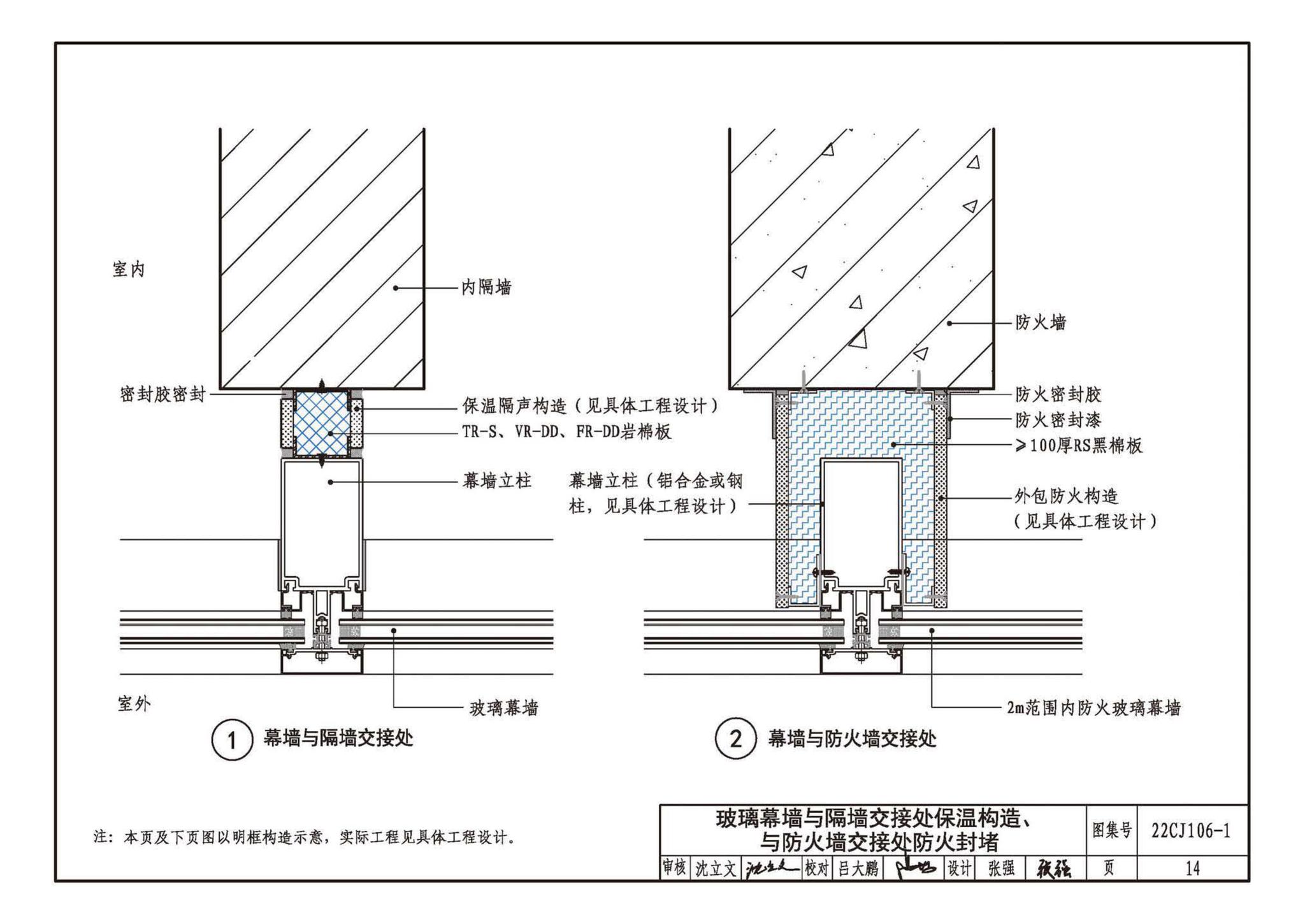 22CJ106-1--建筑幕墙防火封堵及保温隔热构造——洛科威岩棉建筑幕墙应用系统