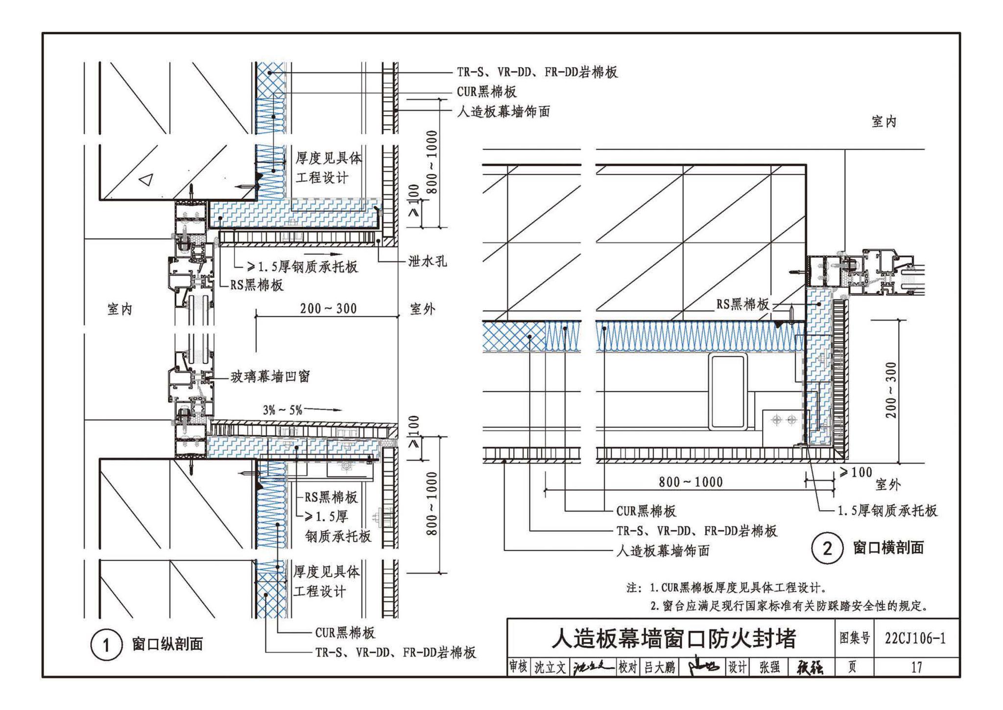 22CJ106-1--建筑幕墙防火封堵及保温隔热构造——洛科威岩棉建筑幕墙应用系统