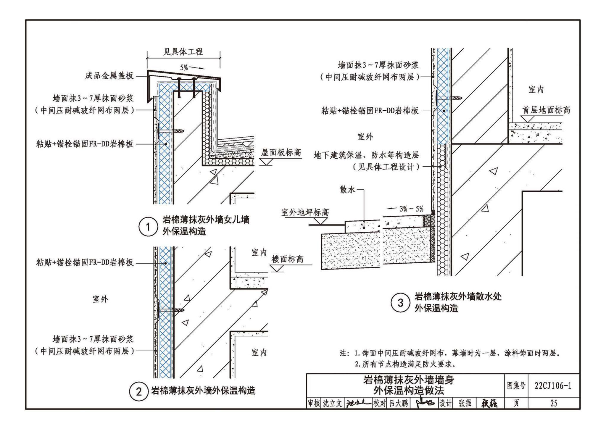 22CJ106-1--建筑幕墙防火封堵及保温隔热构造——洛科威岩棉建筑幕墙应用系统