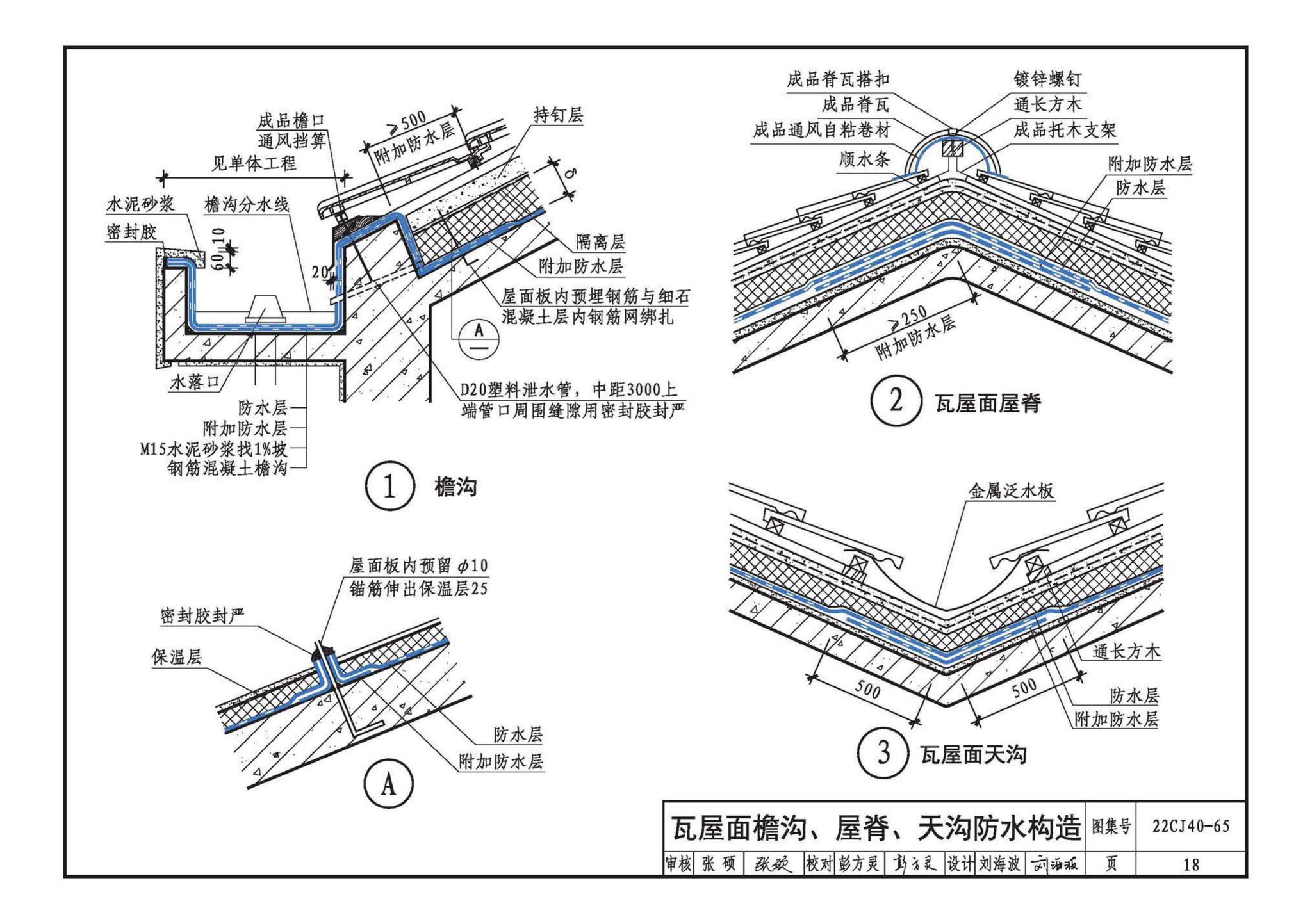 22CJ40-65--建筑防水系统构造（六十五）