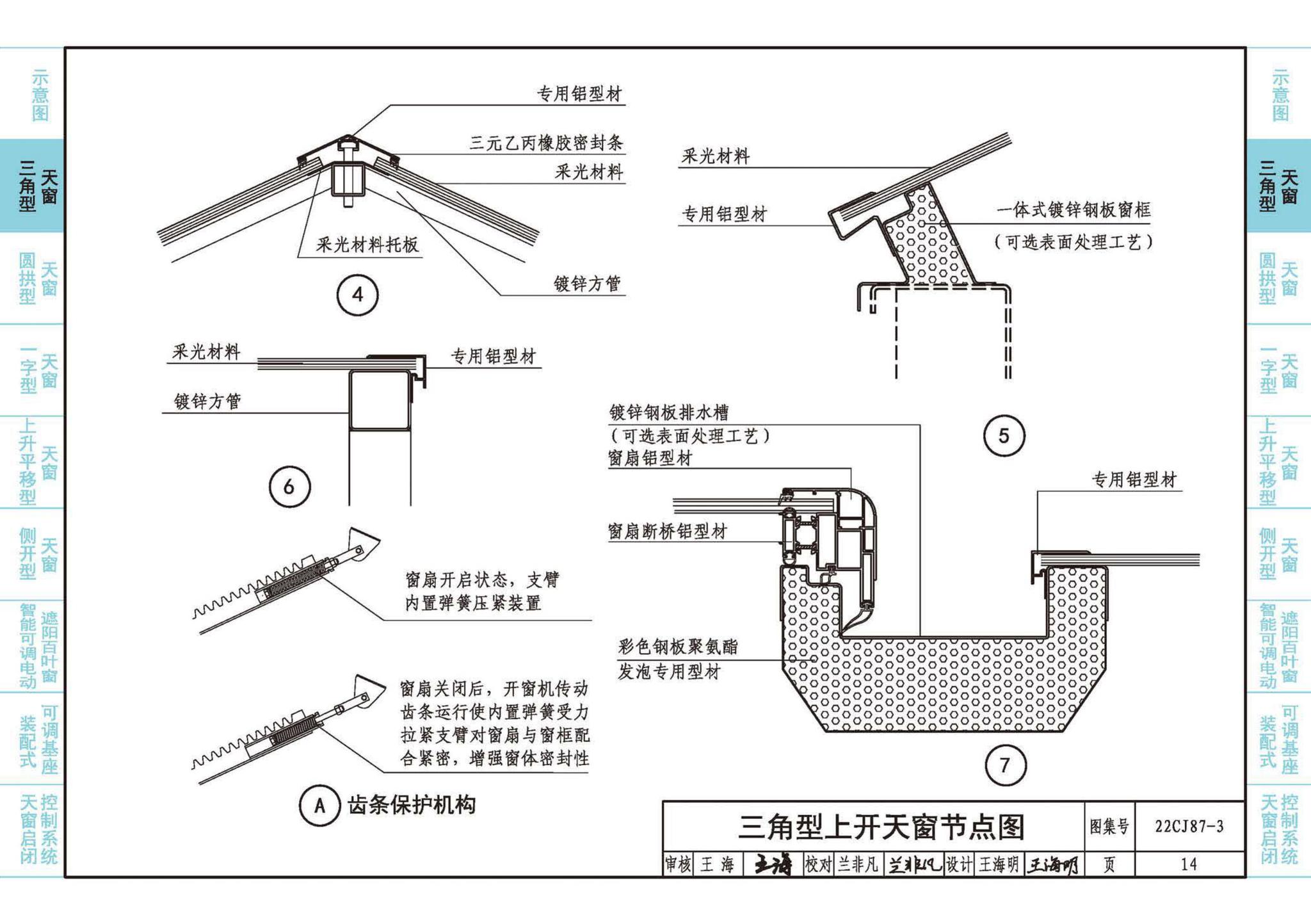 22CJ87-3--采光、通风、排烟天窗（三）