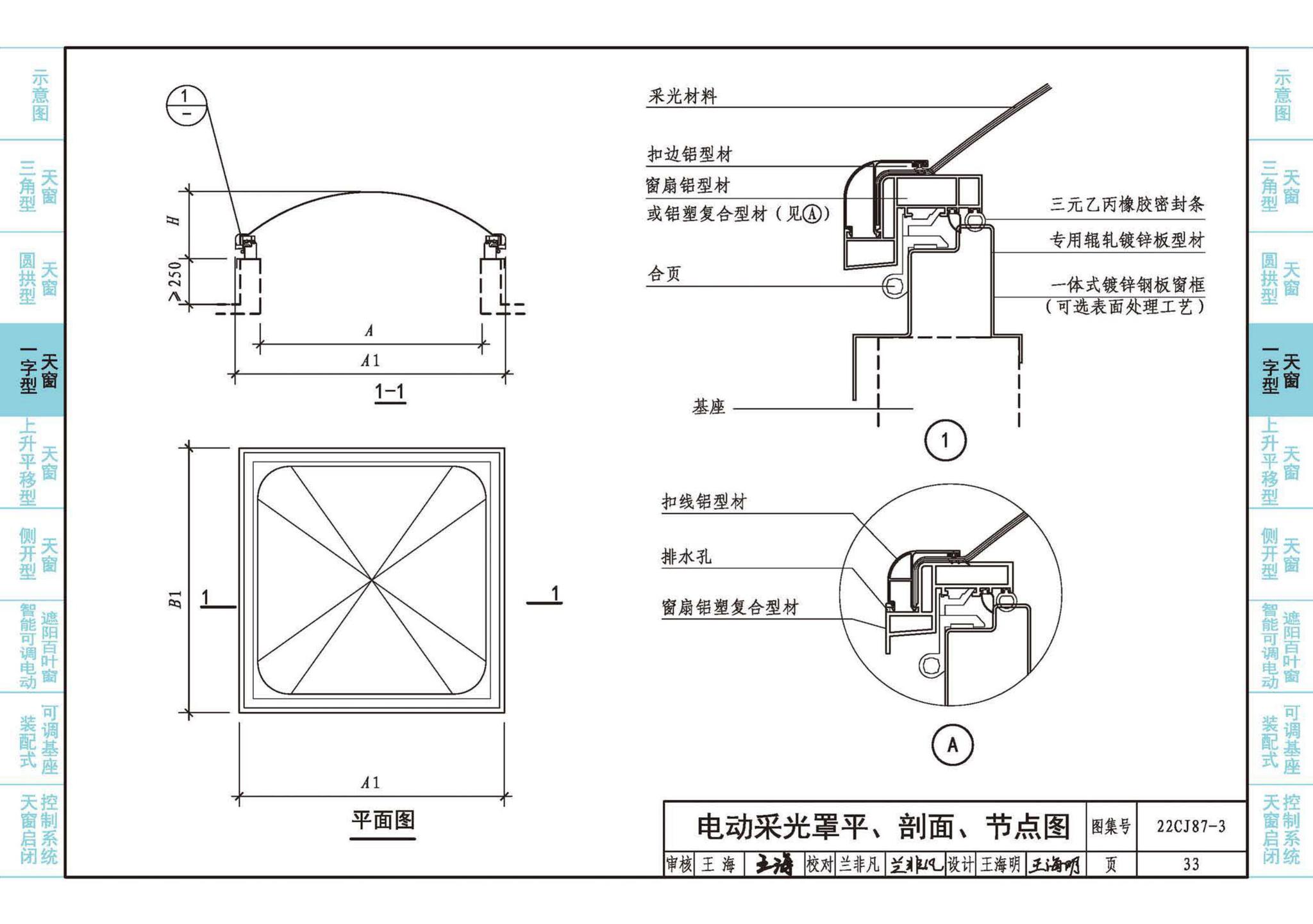 22CJ87-3--采光、通风、排烟天窗（三）
