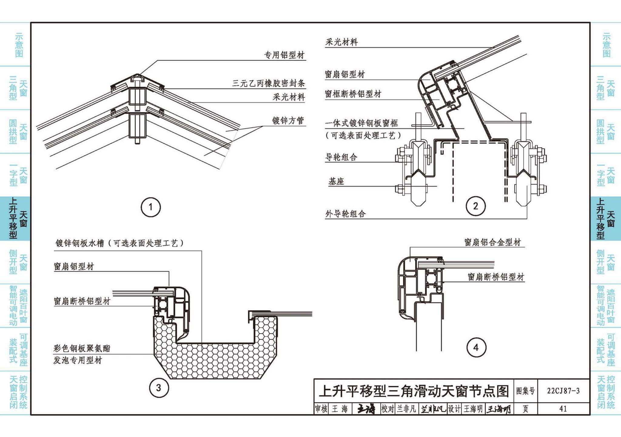 22CJ87-3--采光、通风、排烟天窗（三）