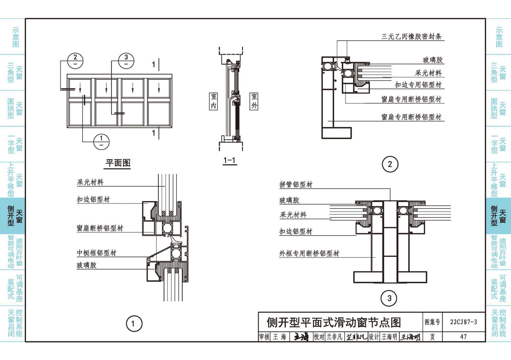 22CJ87-3--采光、通风、排烟天窗（三）