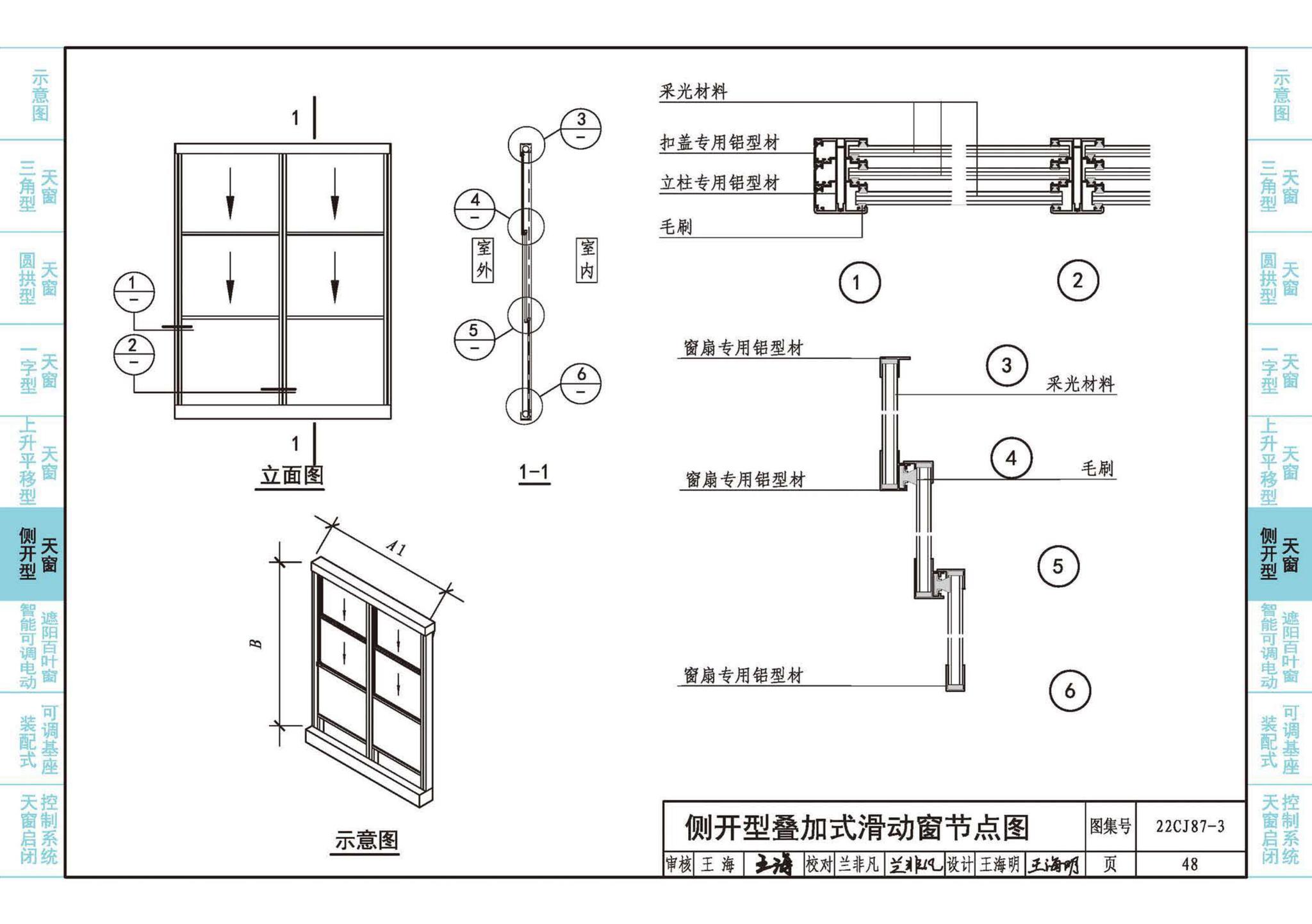 22CJ87-3--采光、通风、排烟天窗（三）