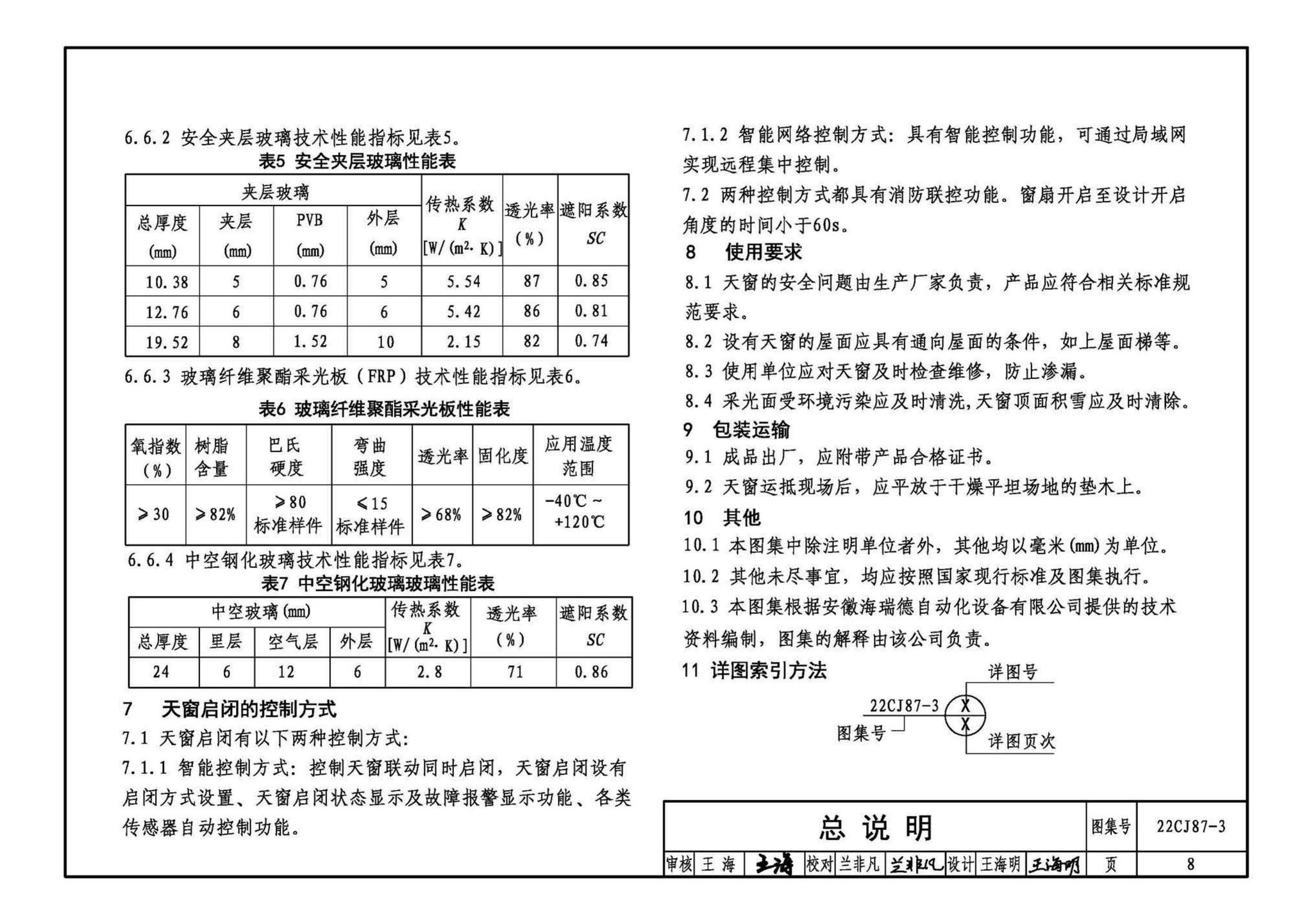 22CJ87-3--采光、通风、排烟天窗（三）