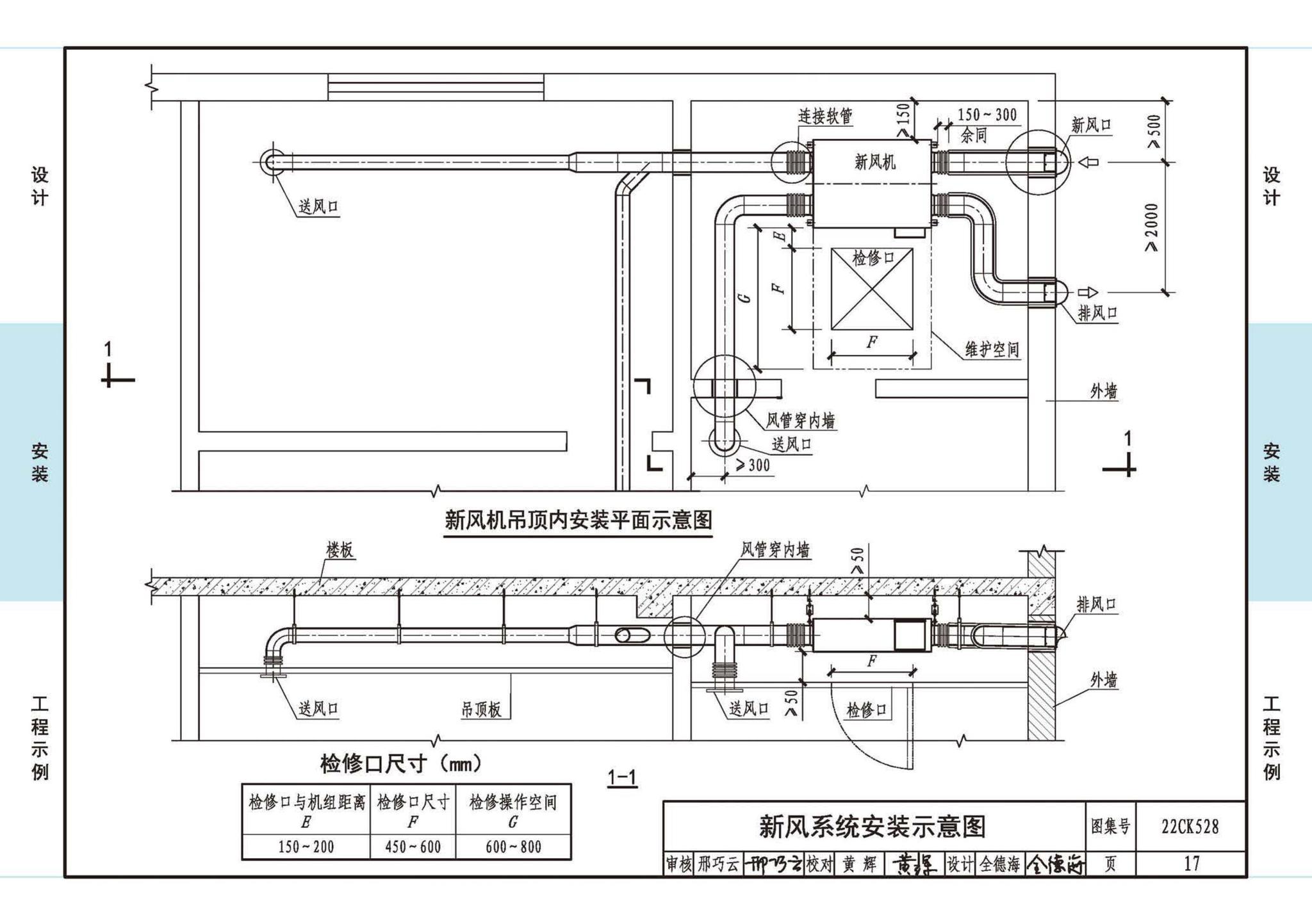 22CK528--JSLY新风系统设备选用与安装