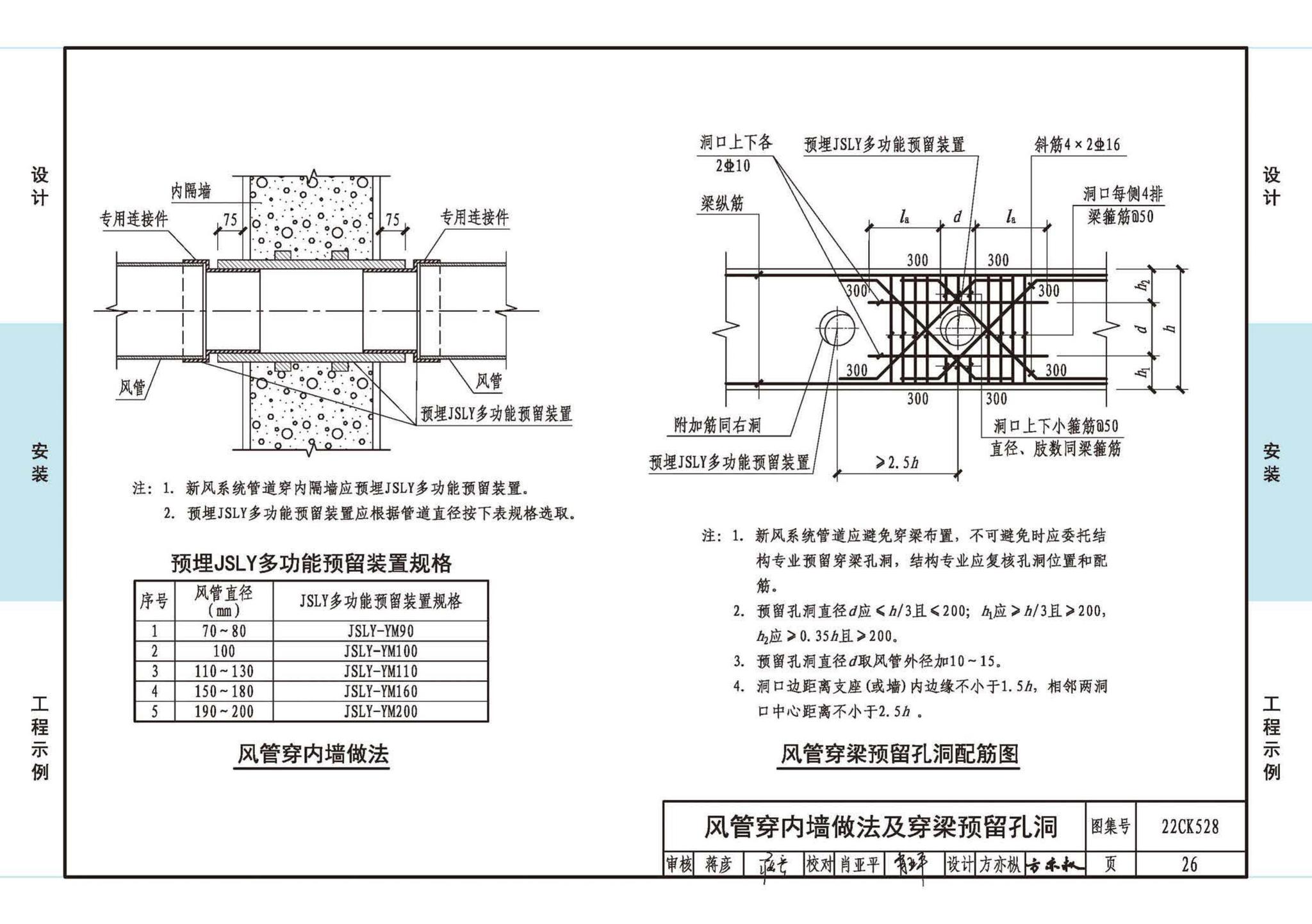 22CK528--JSLY新风系统设备选用与安装