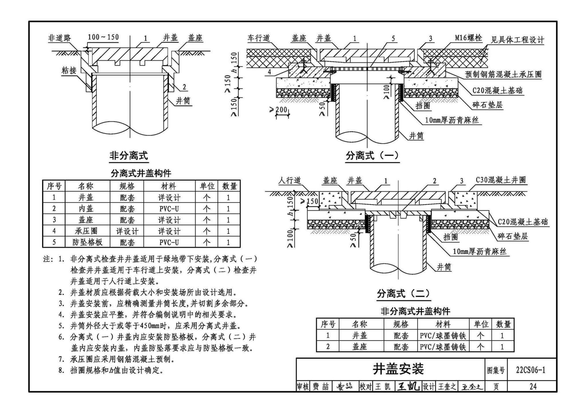 22CS06-1--硬累氯乙烯CPVC-U) 轴向中空壁管材及排水检查井选用与施工