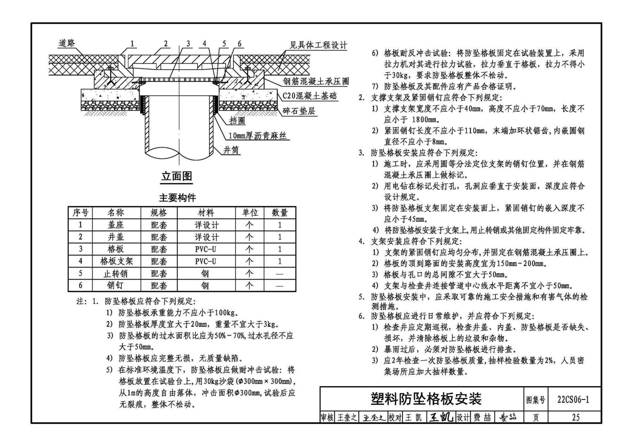 22CS06-1--硬累氯乙烯CPVC-U) 轴向中空壁管材及排水检查井选用与施工