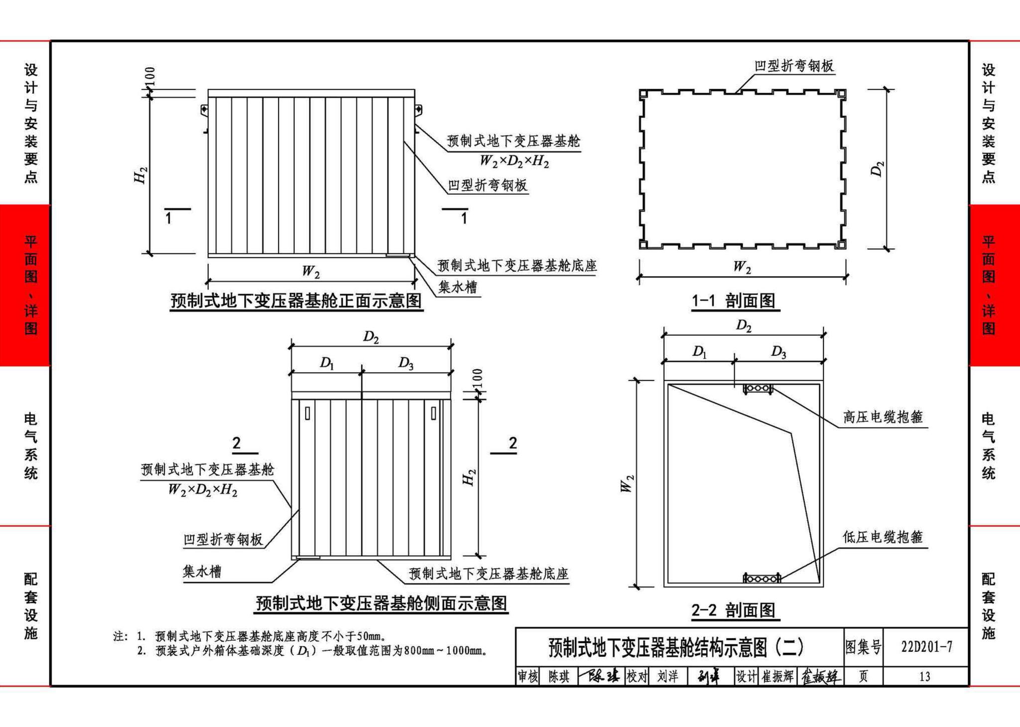 22D201-7--地埋型预装式变电站设计与安装