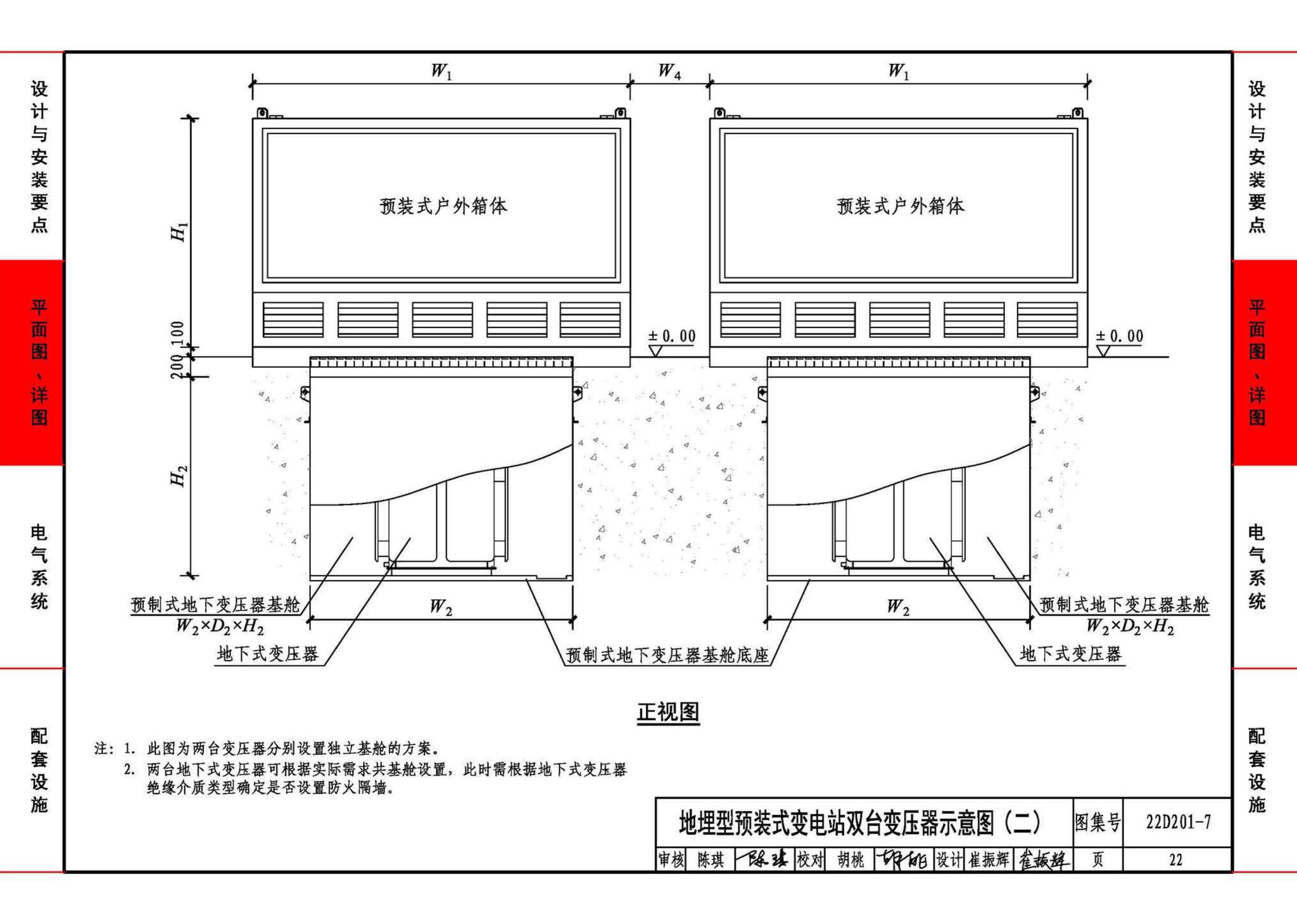 22D201-7--地埋型预装式变电站设计与安装