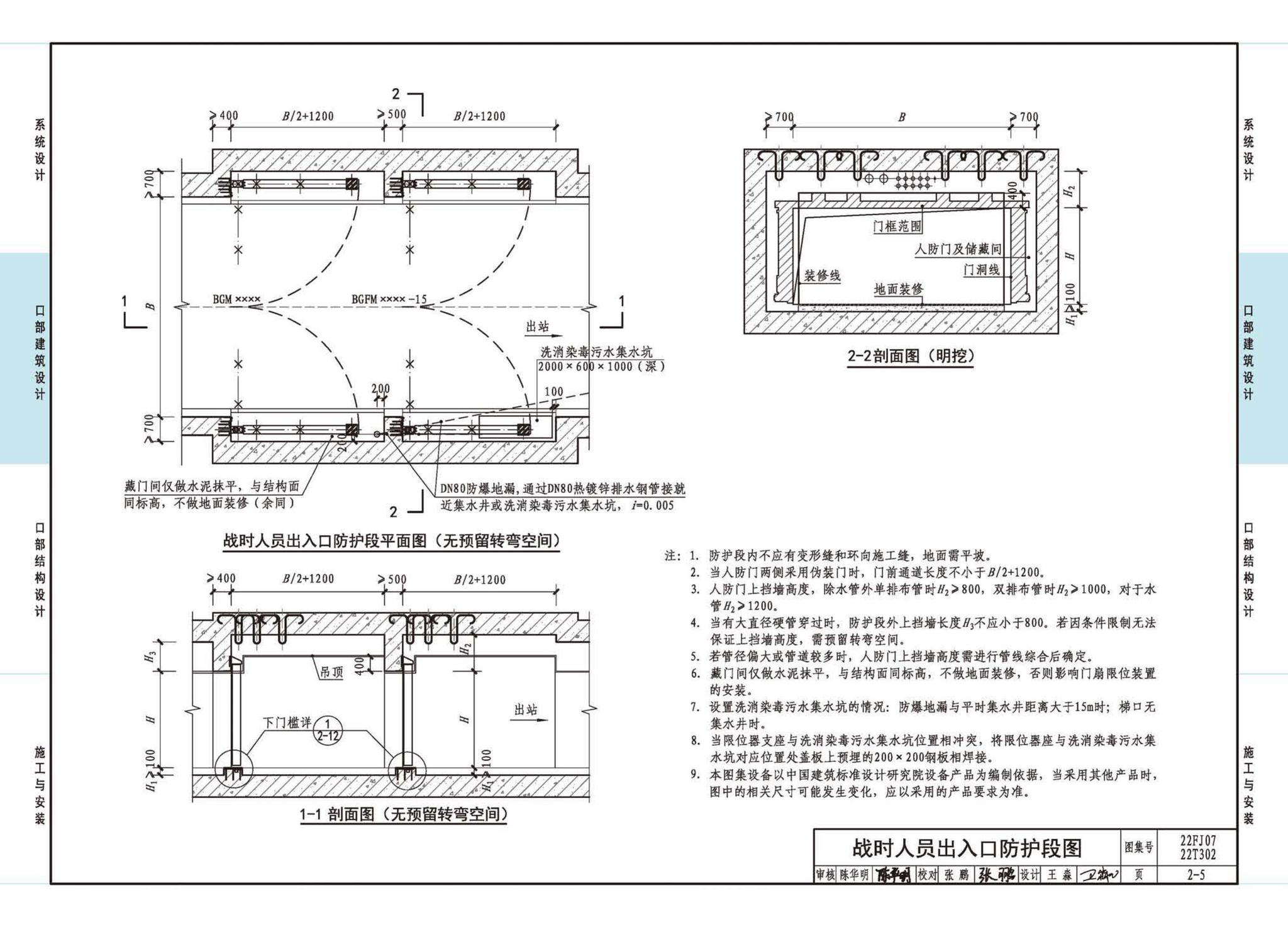 22FJ07  22T302--城市轨道交通工程人民防空设计