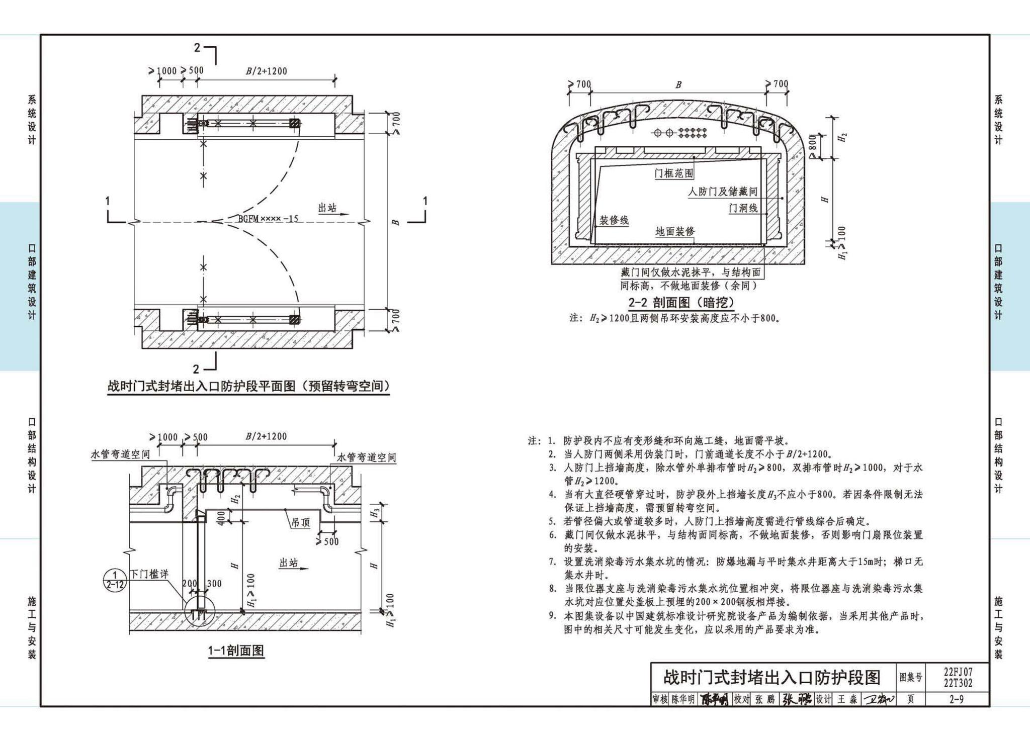 22FJ07  22T302--城市轨道交通工程人民防空设计