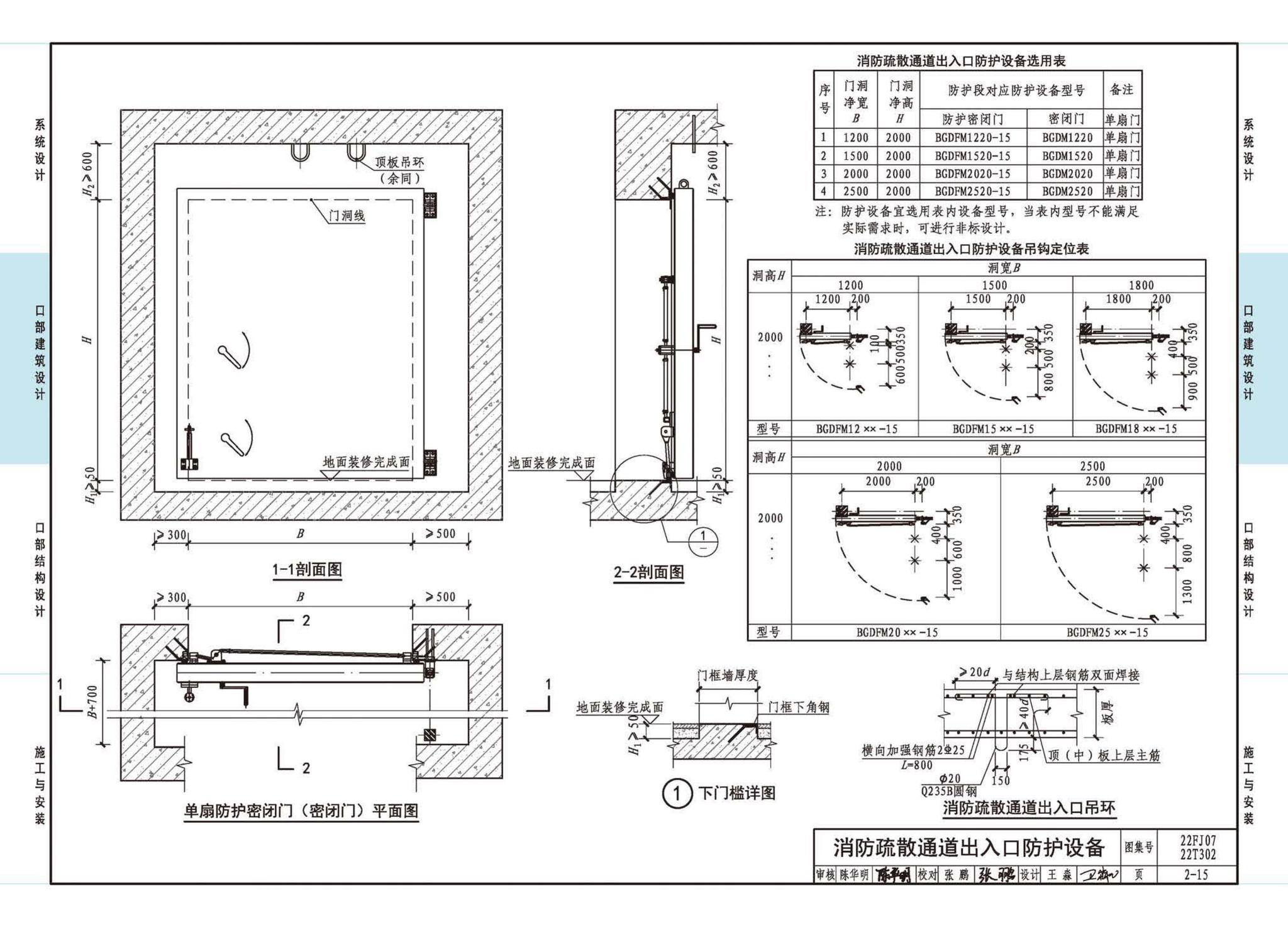 22FJ07  22T302--城市轨道交通工程人民防空设计