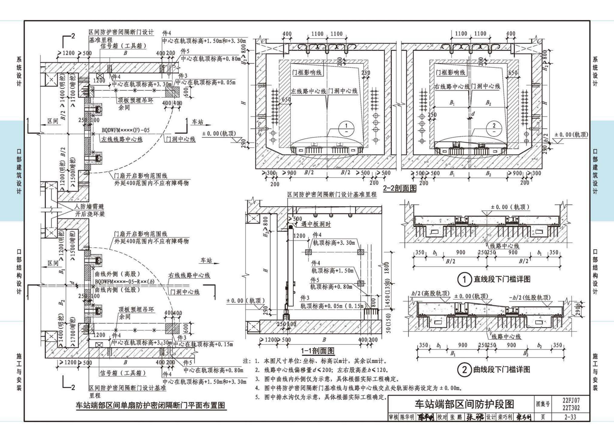 22FJ07  22T302--城市轨道交通工程人民防空设计