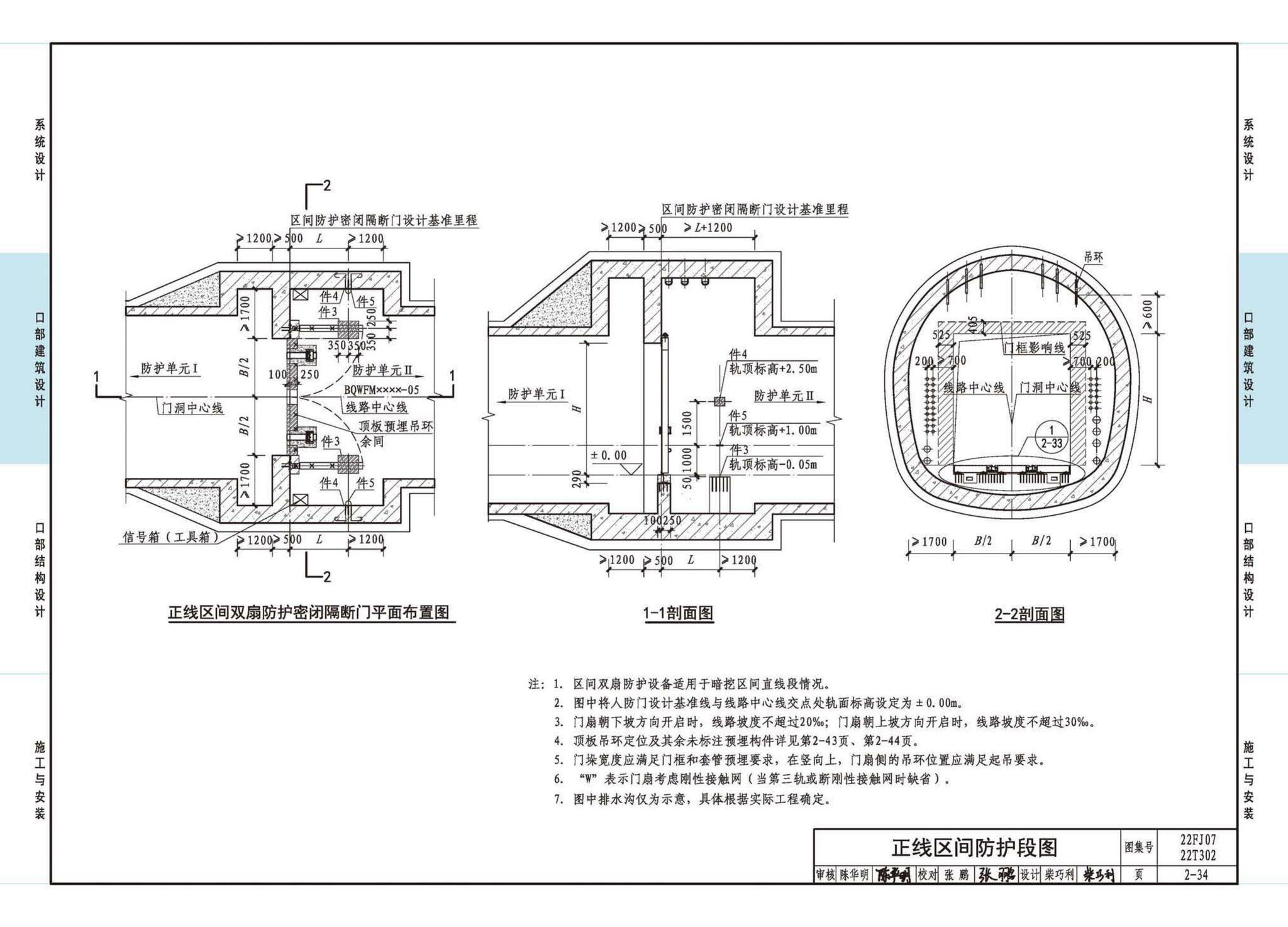 22FJ07  22T302--城市轨道交通工程人民防空设计